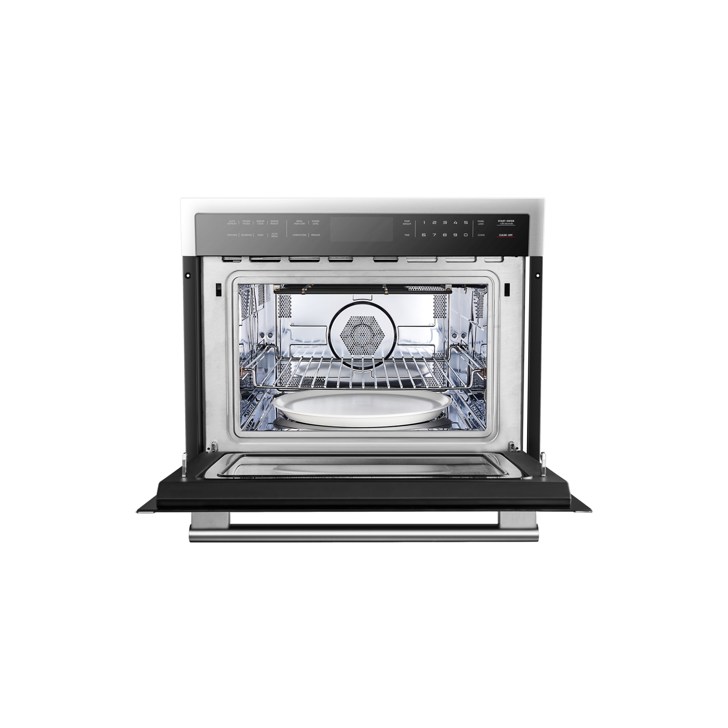 Forno Compact Oven 24 inch 1.6 cu.ft Electric Convection Wall Oven with Built-In Microwave in Stainless Steel