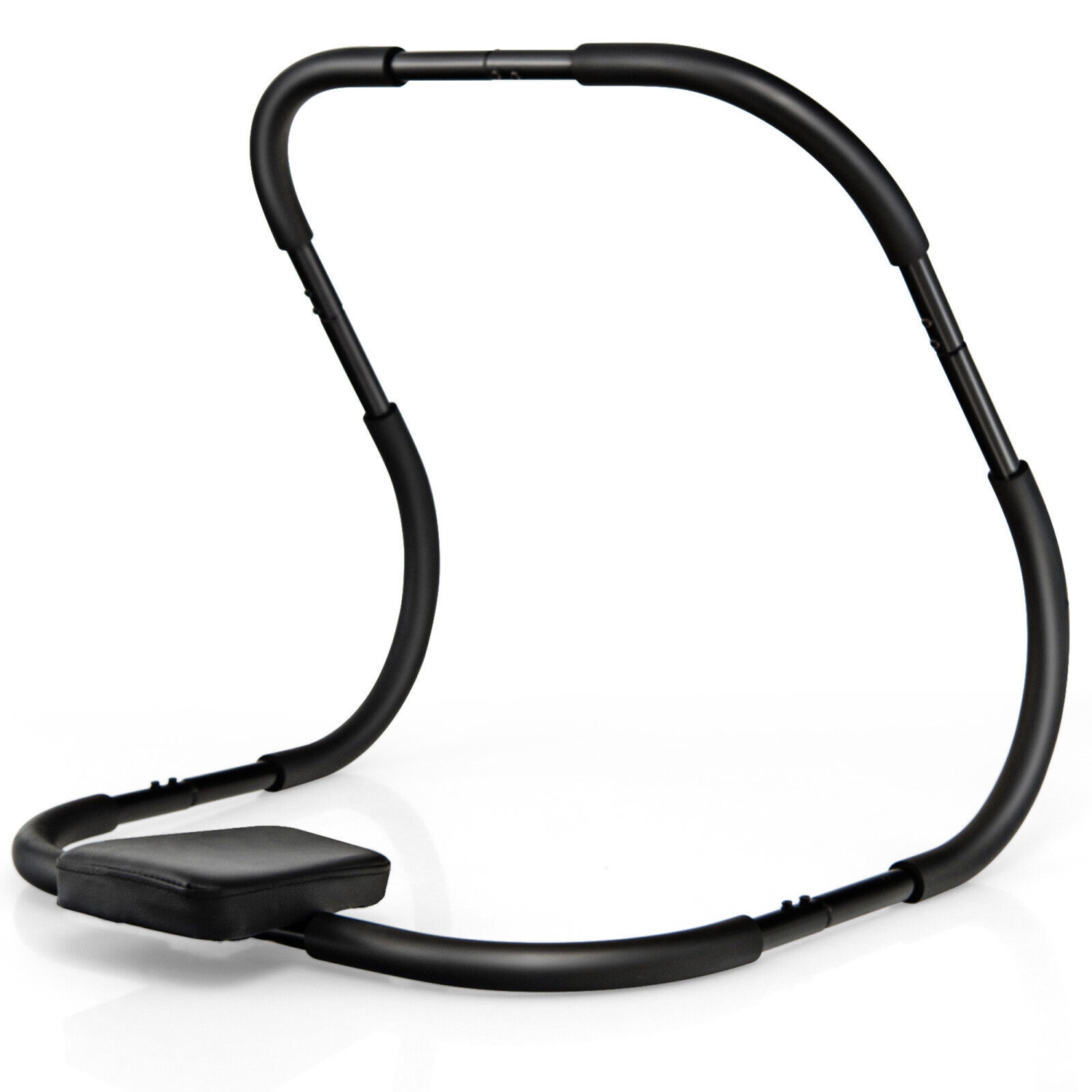 Gymax Portable AB Trainer Fitness Crunch Workout Exerciser w/Headrest Home Office Gym