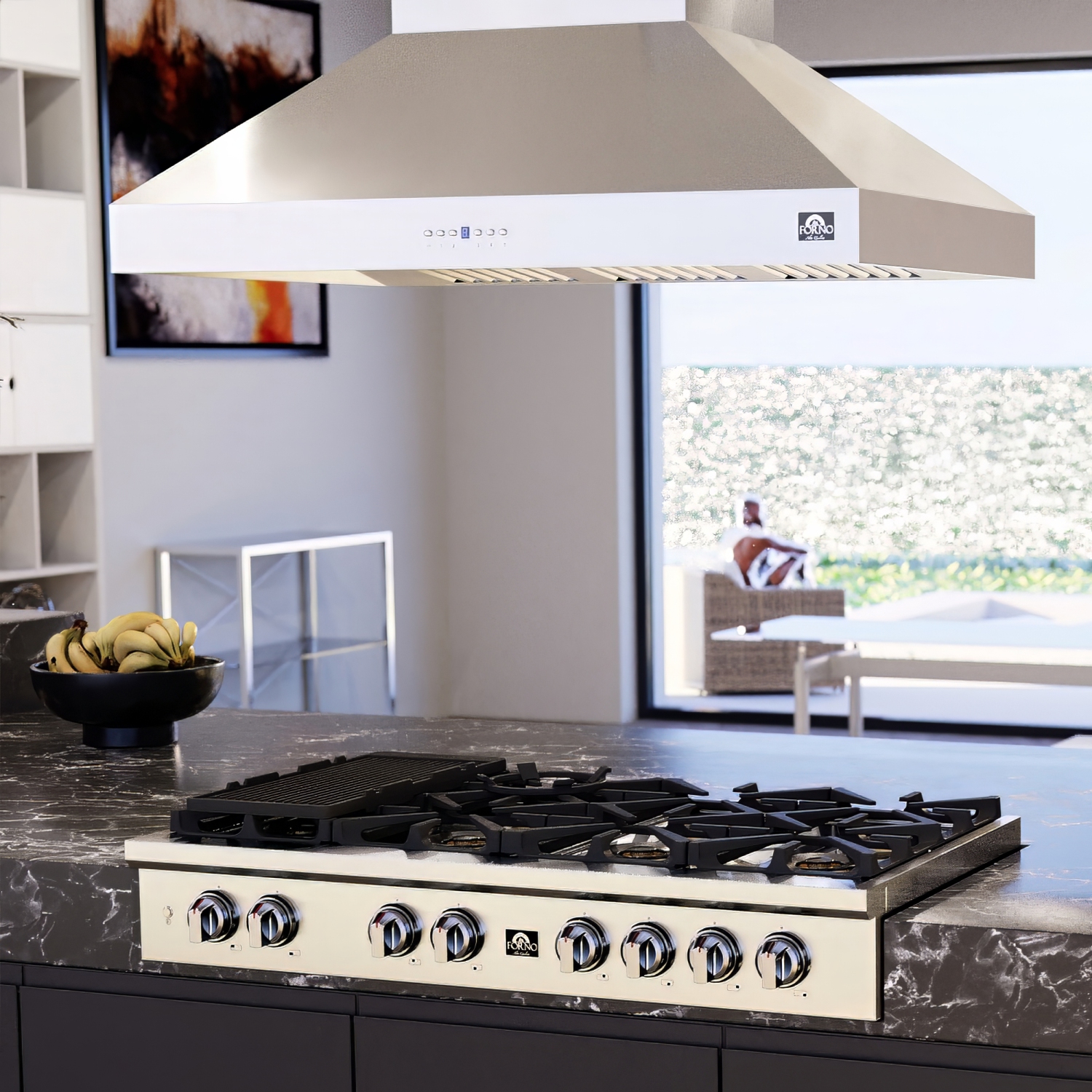 Forno Coppito 48-inch Island Range Hood
