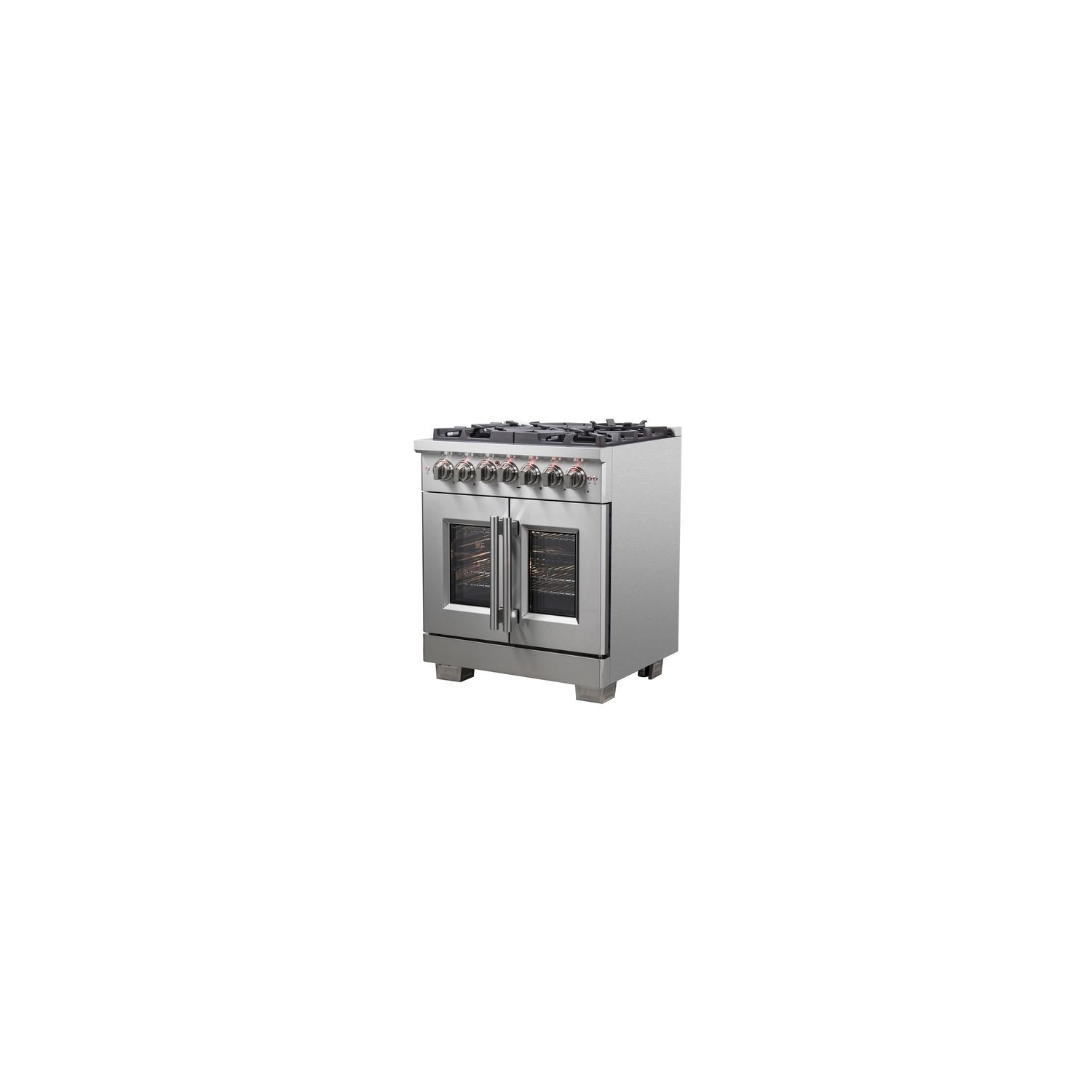 Forno Capriasca 30-Inch Freestanding French Door Dual Fuel Range