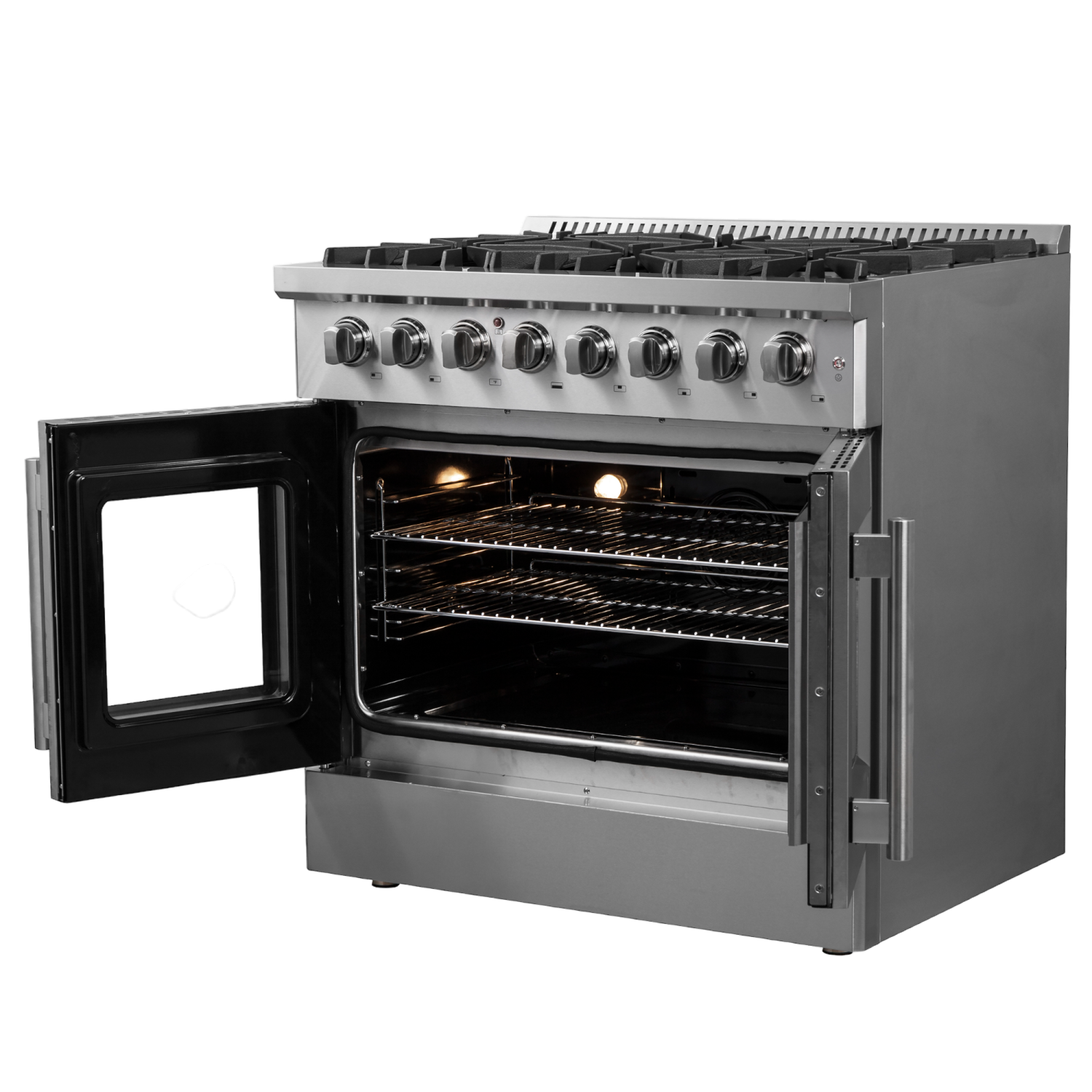 Cuisinière biénergie autonome à deux portes de 36&nbsp;po Galiano de Forno