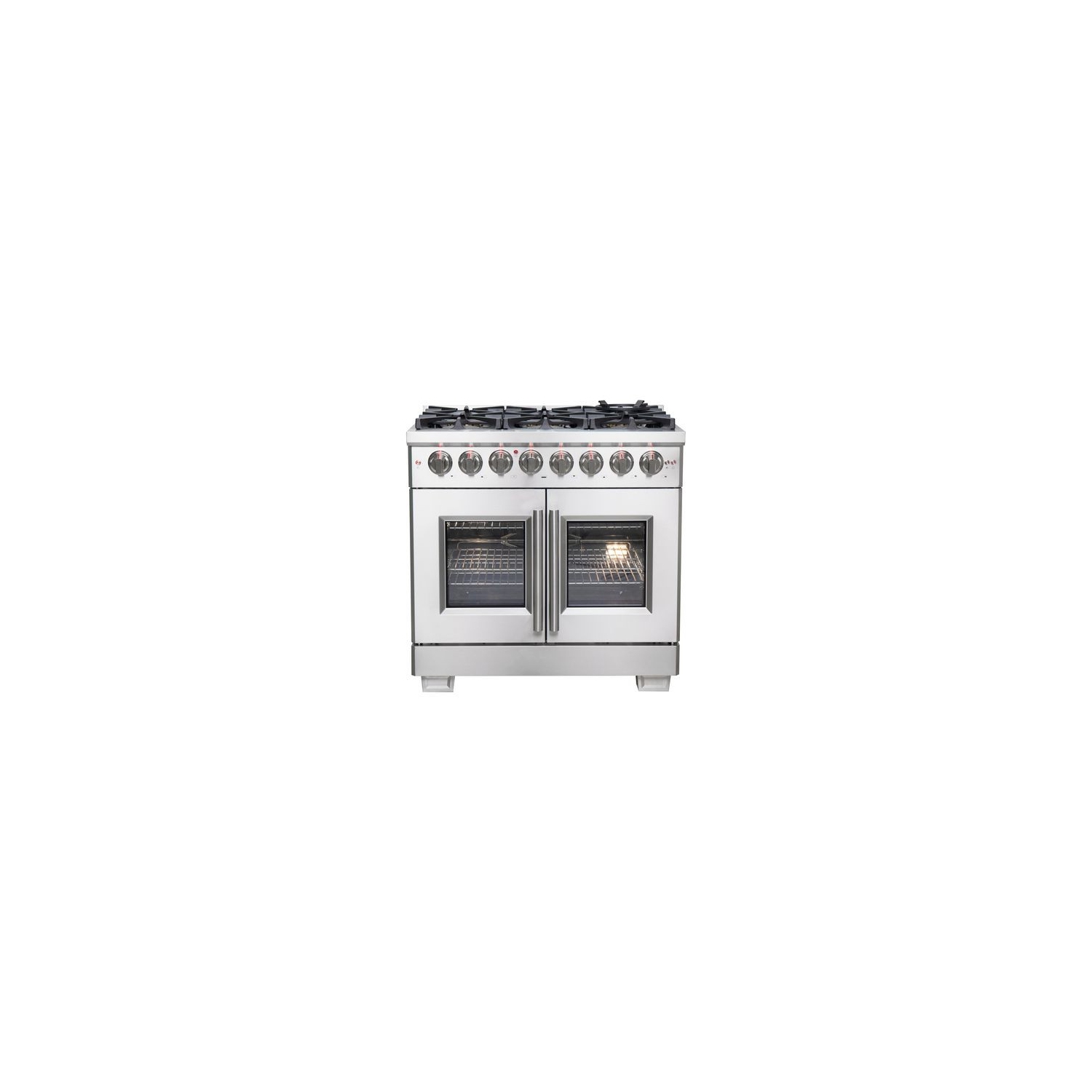 Forno Capriasca 36-inch Freestanding French Door Dual Fuel Range
