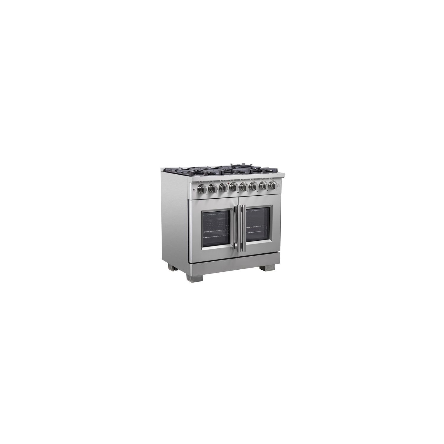 Forno Capriasca 36-inch Freestanding French Door Dual Fuel Range