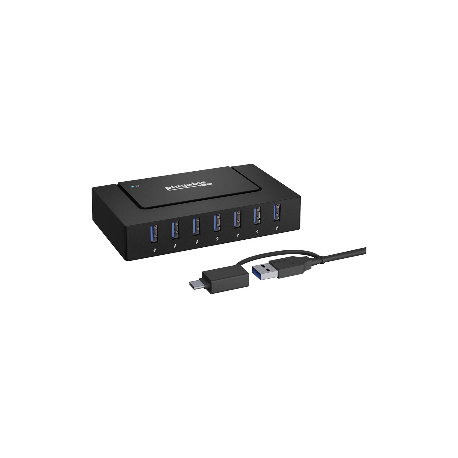 Plugable USBC-HUB7BC USB 3.0 AND USB-C 7-PORT CHARGING HUB