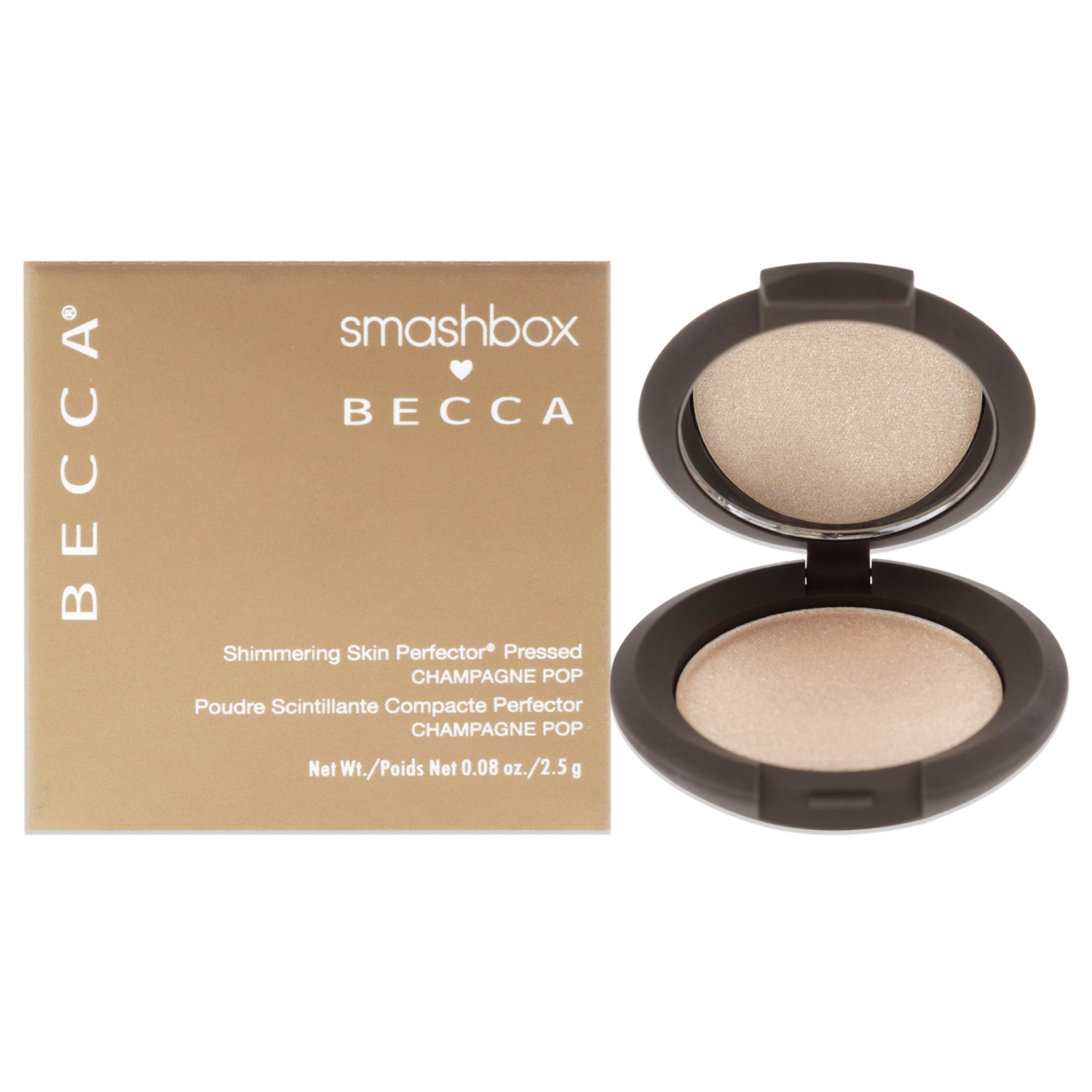 Surligneur pressé Becca Shimmering Skin Perfecteur - Champagne Pop de Smashbox pour femme - 0,08&nbsp;oz Highlighter