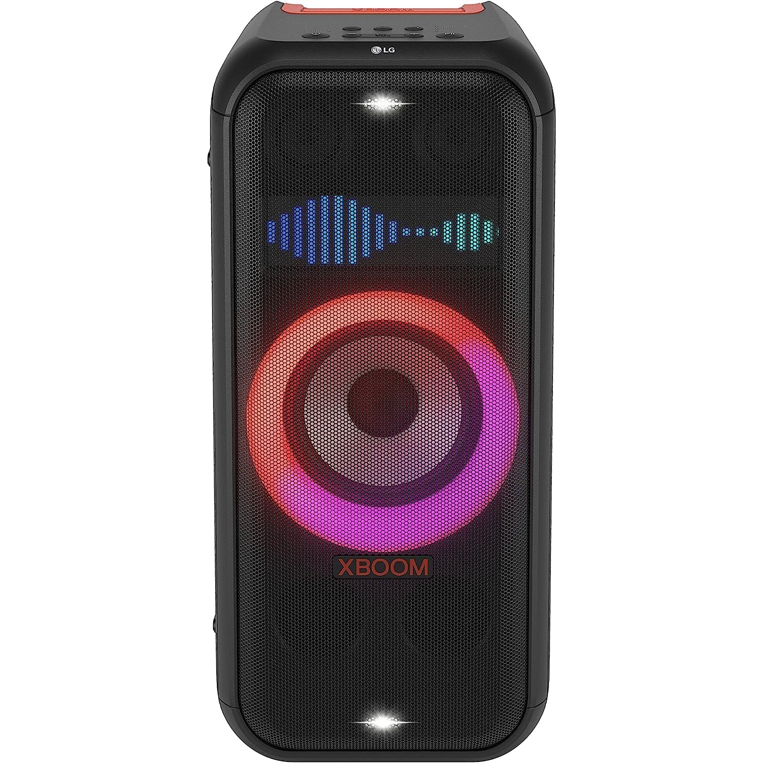 LG XBOOM XL7 Portable Tower Speaker with 250W of Power and Pixel LED Lighting with up to 20 Hrs of Battery Life,Black - Open Box - 10/10 Condition