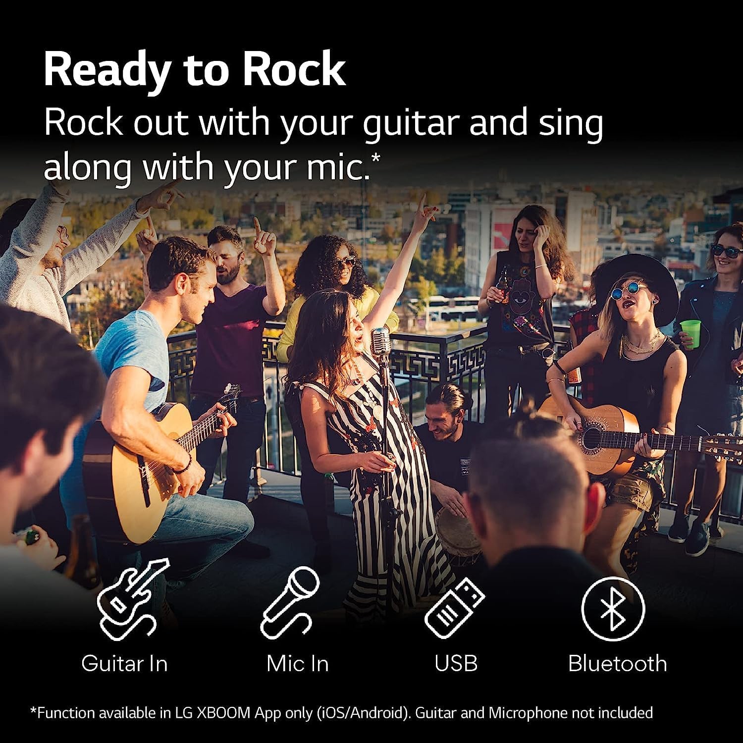 LG XBOOM XL7 Portable Tower Speaker with 250W of Power and Pixel LED Lighting with up to 20 Hrs of Battery Life,Black - Open Box - 10/10 Condition