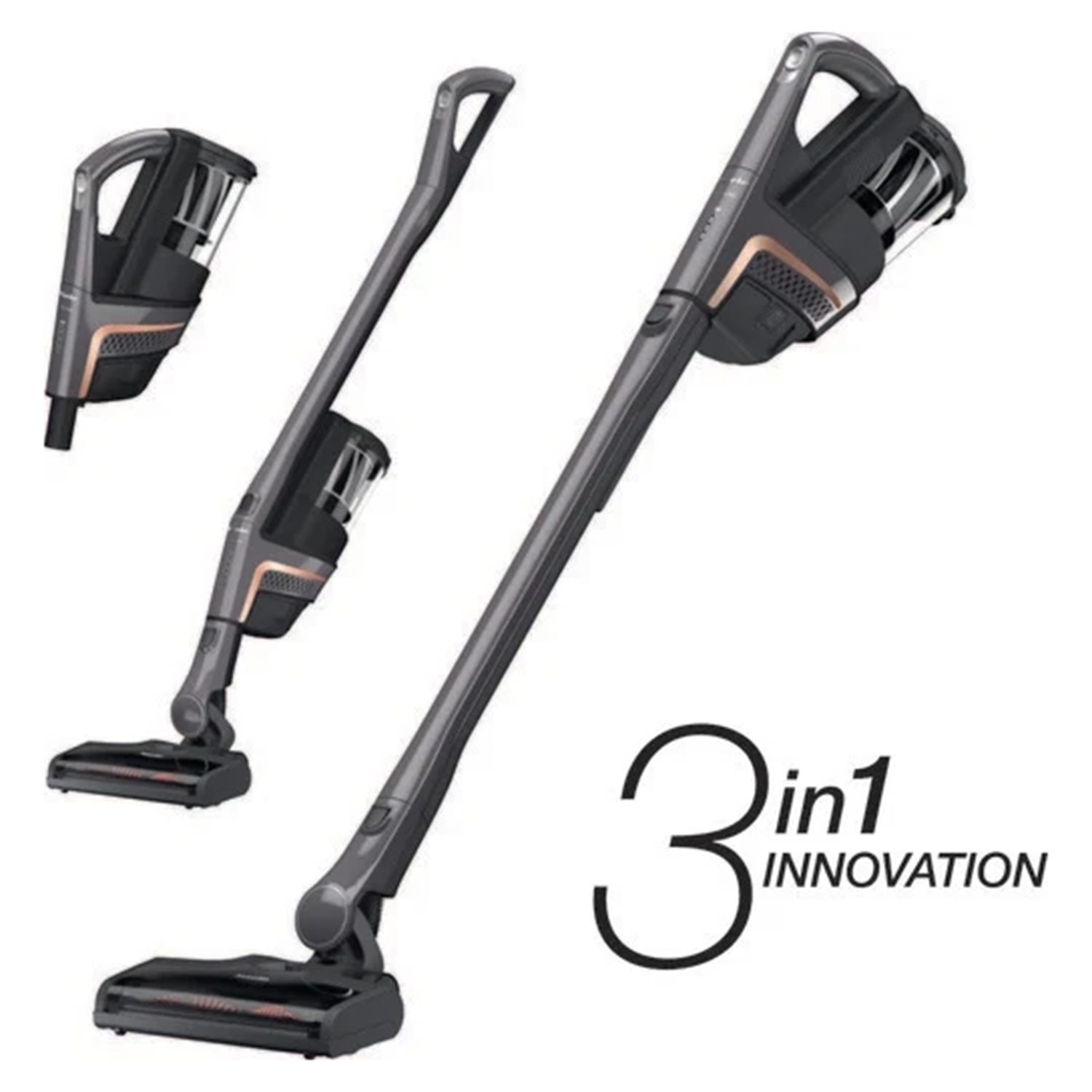 Refurbished - Miele TriFlex HX1 Cordless Stick Vacuum Cleaner with Vortex Technology - Graphite Grey - 41MUL013USA