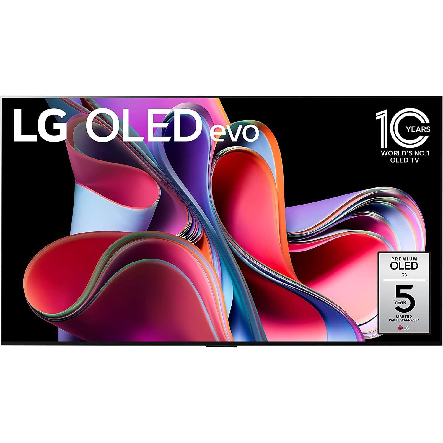 LG G3 MLA OLED evo 65-inch Gallery Edition 4K Smart TV - AI-Powered, Alexa Built-in, Gaming, 120Hz Refresh, VRR, Brightness Boost Max, 65" Television - Open Box -10/10 Condition