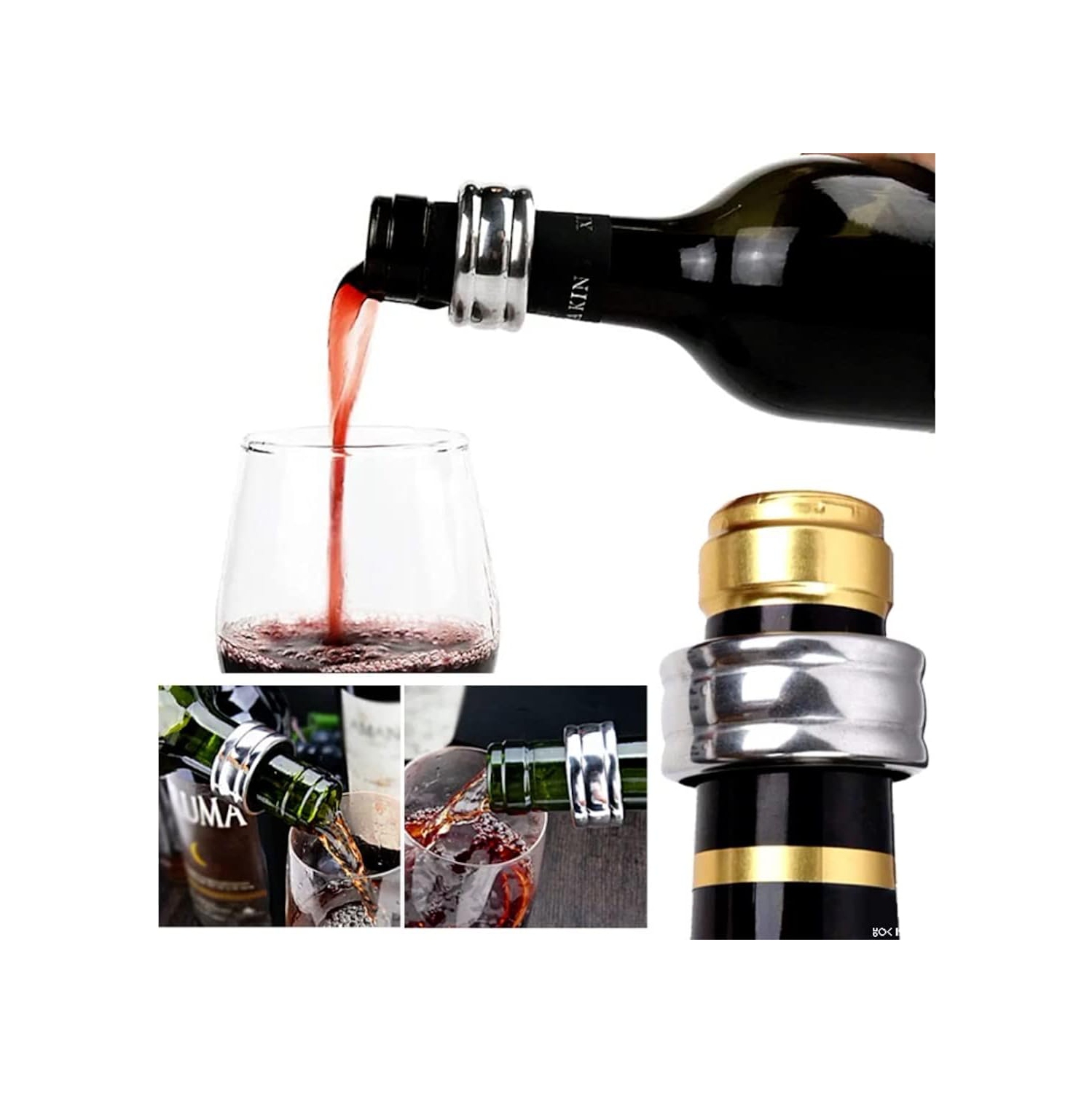 Arolly 2-in-1 Wine Opener Kit with Chess Set for Wine and Chess Lovers, Classic Wooden Box with Chess Board & 9 Wine Accessories