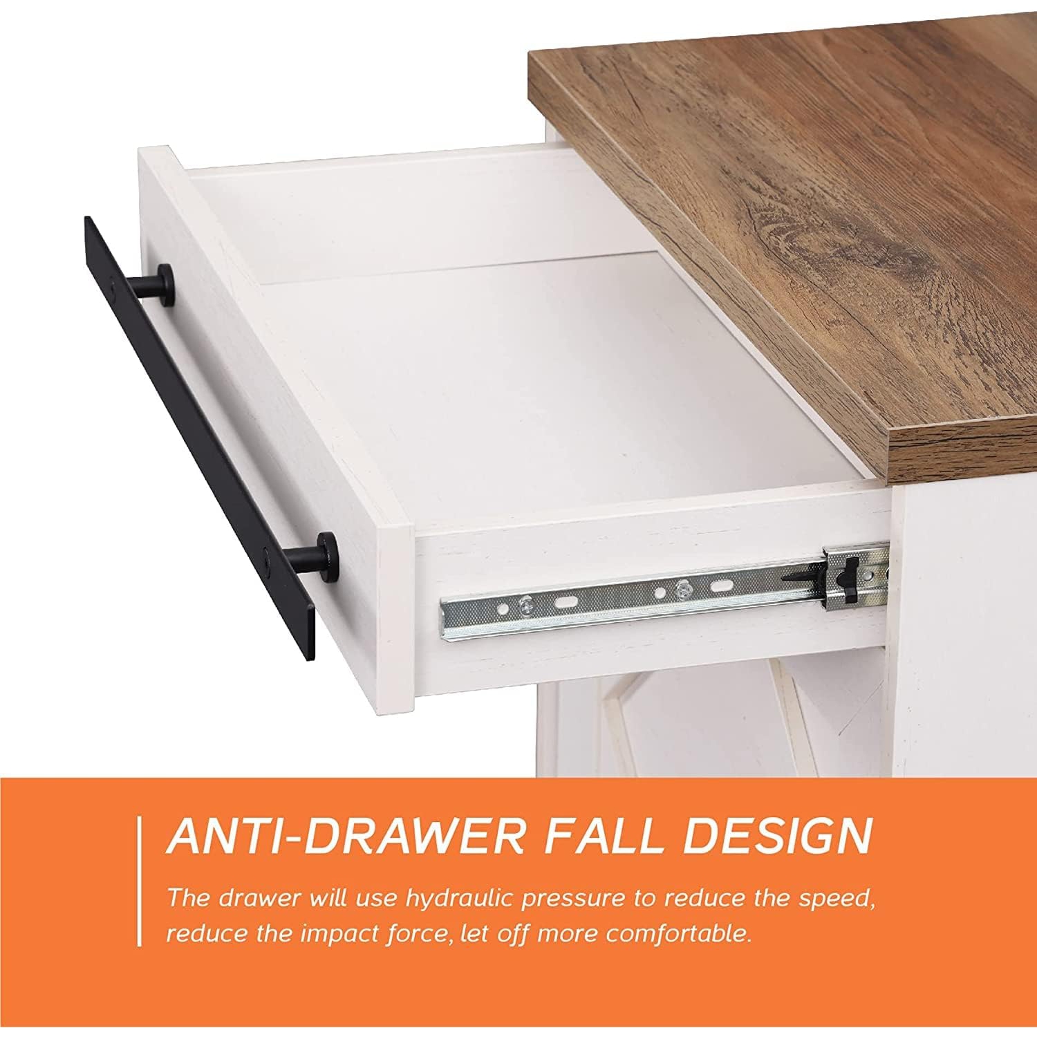 WAMPAT End Table Set of 2 Pedestal Side Table with Drawer and Cabinet Wood Bedside Table Nightstands for Living Room Bedroom,Cream White