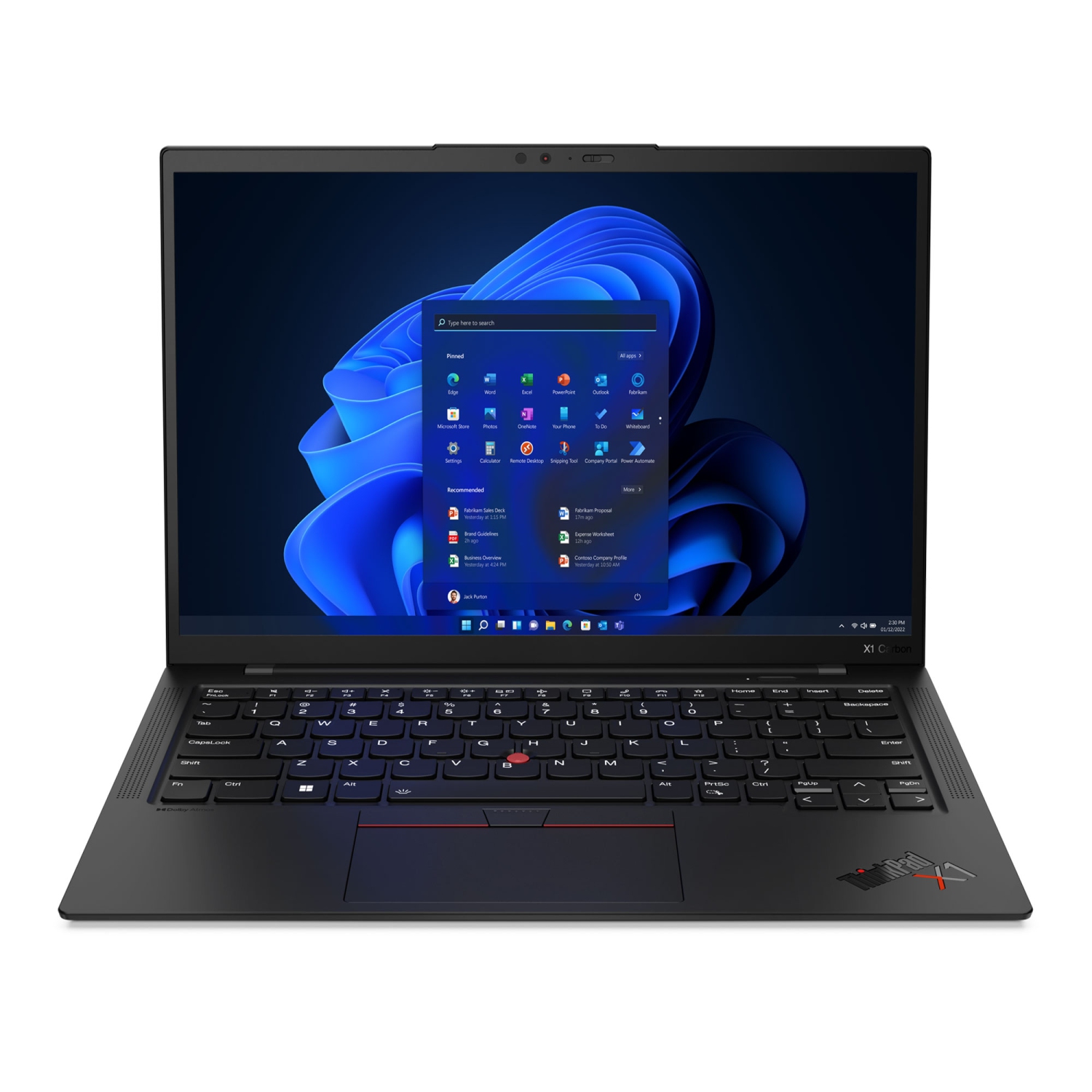 Lenovo ThinkPad X1 Carbon Gen 11 Intel Laptop, 14" IPS Touch 60Hz LED Backlight, vPro®, Iris Xe, 32GB, 512GB, Win 11 Pro