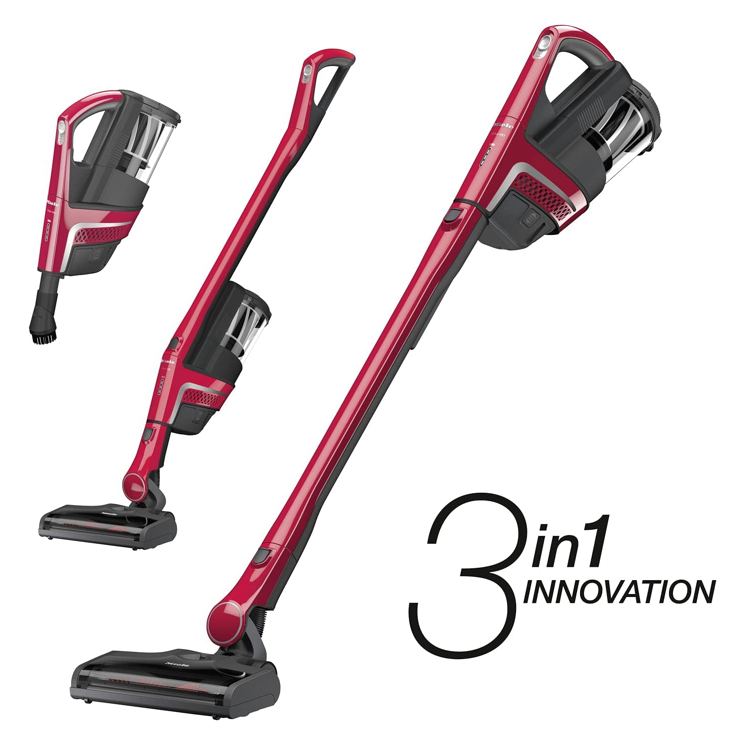 Miele Canada Outlet Refurbished Excellent Triflex HX1 Cordless Stick Vacuum - Ruby Red