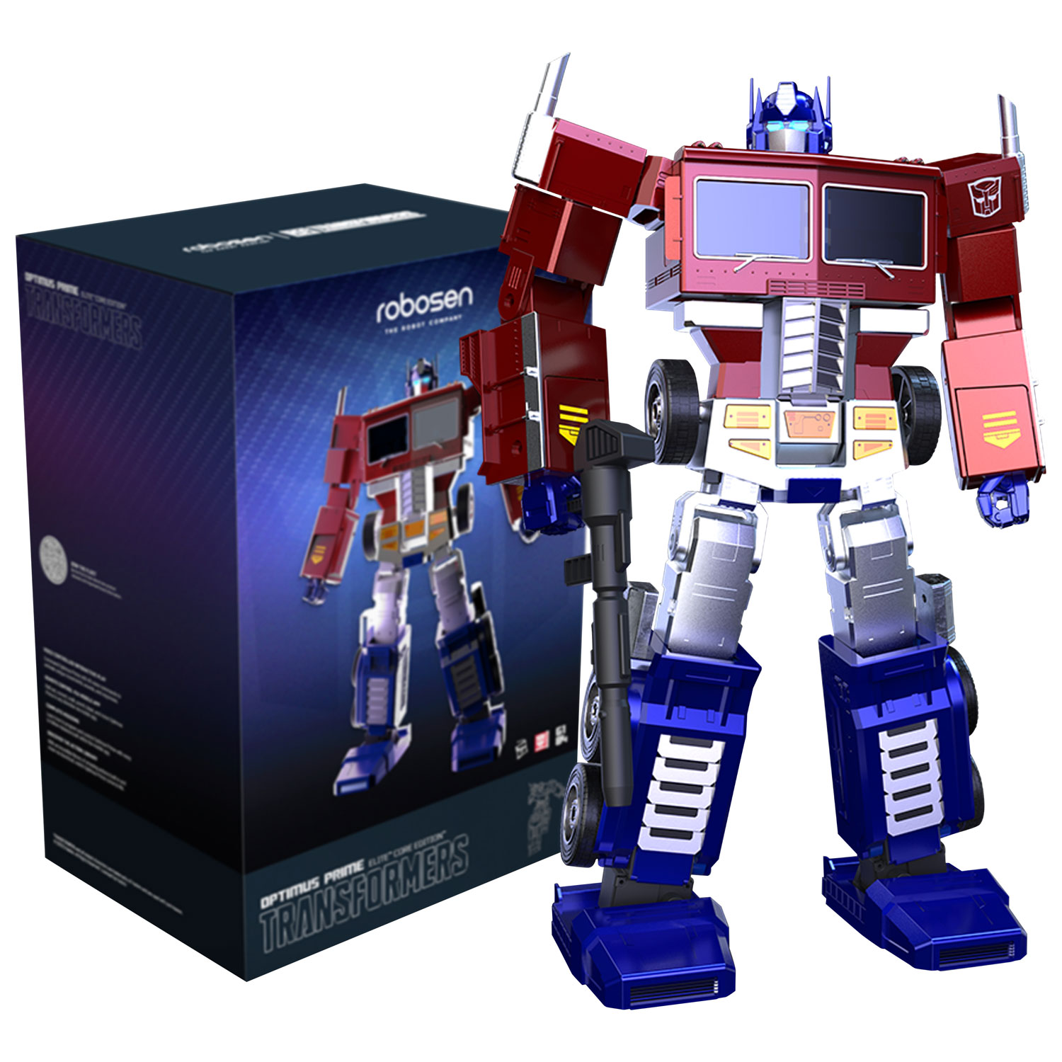 Robot à conversion automatique Transformers Optimus Prime Elite Edition de Robosen