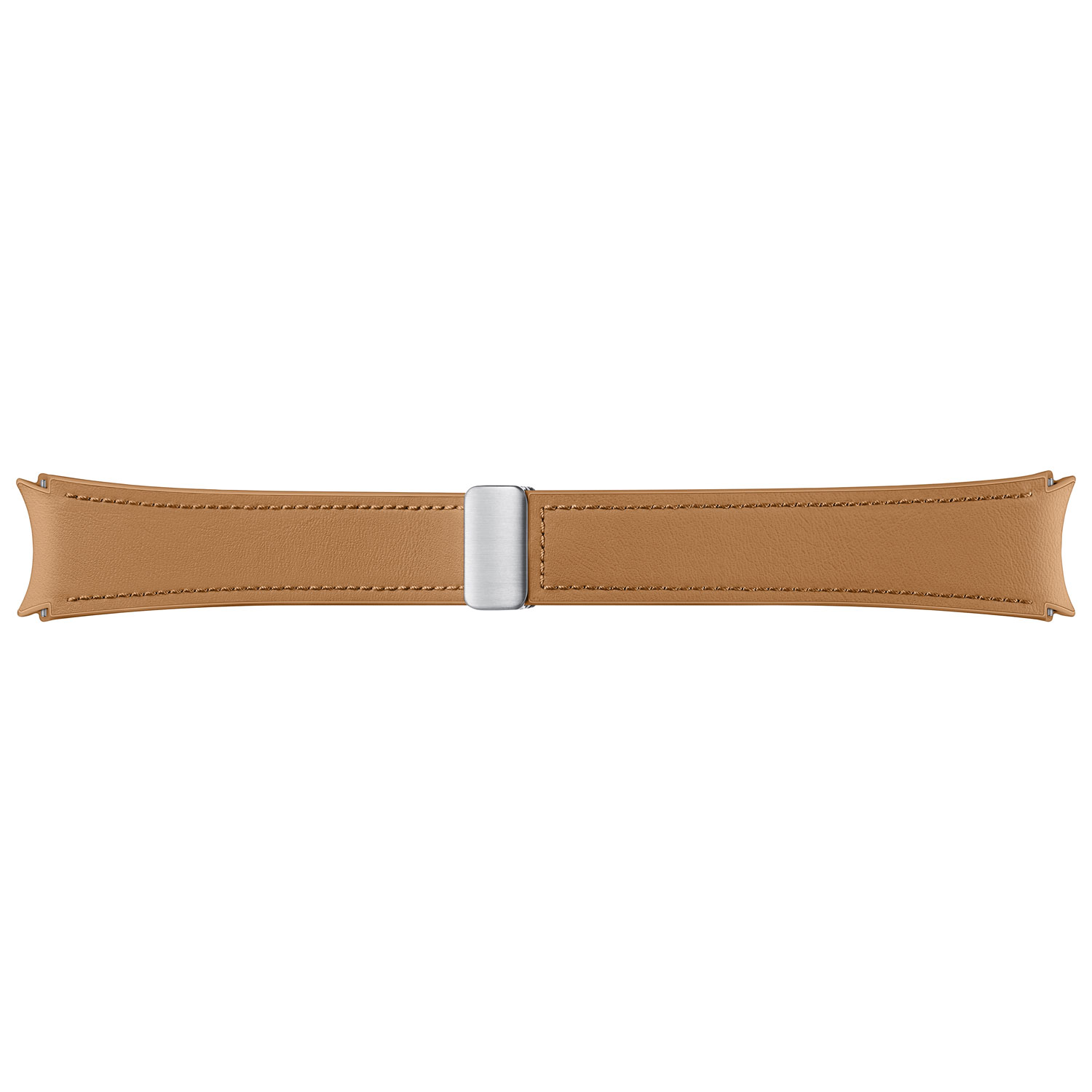 Samsung D-Buckle Vegan Leather Strap for Galaxy Watch - Medium/Large - Camel