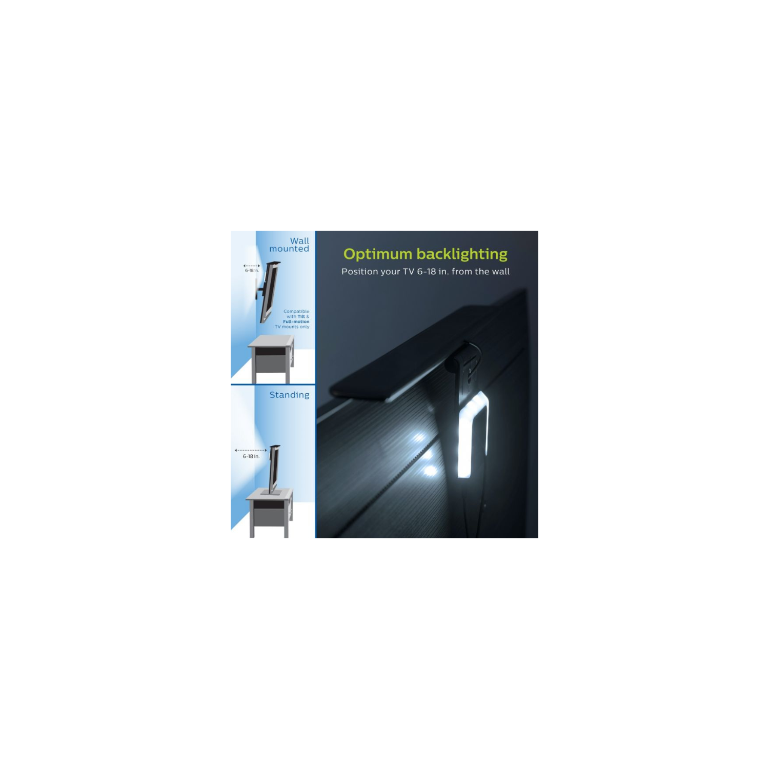 Philips SDV6021B/27 HDTV Antenna TruBias HD With Backlight 45+Miles