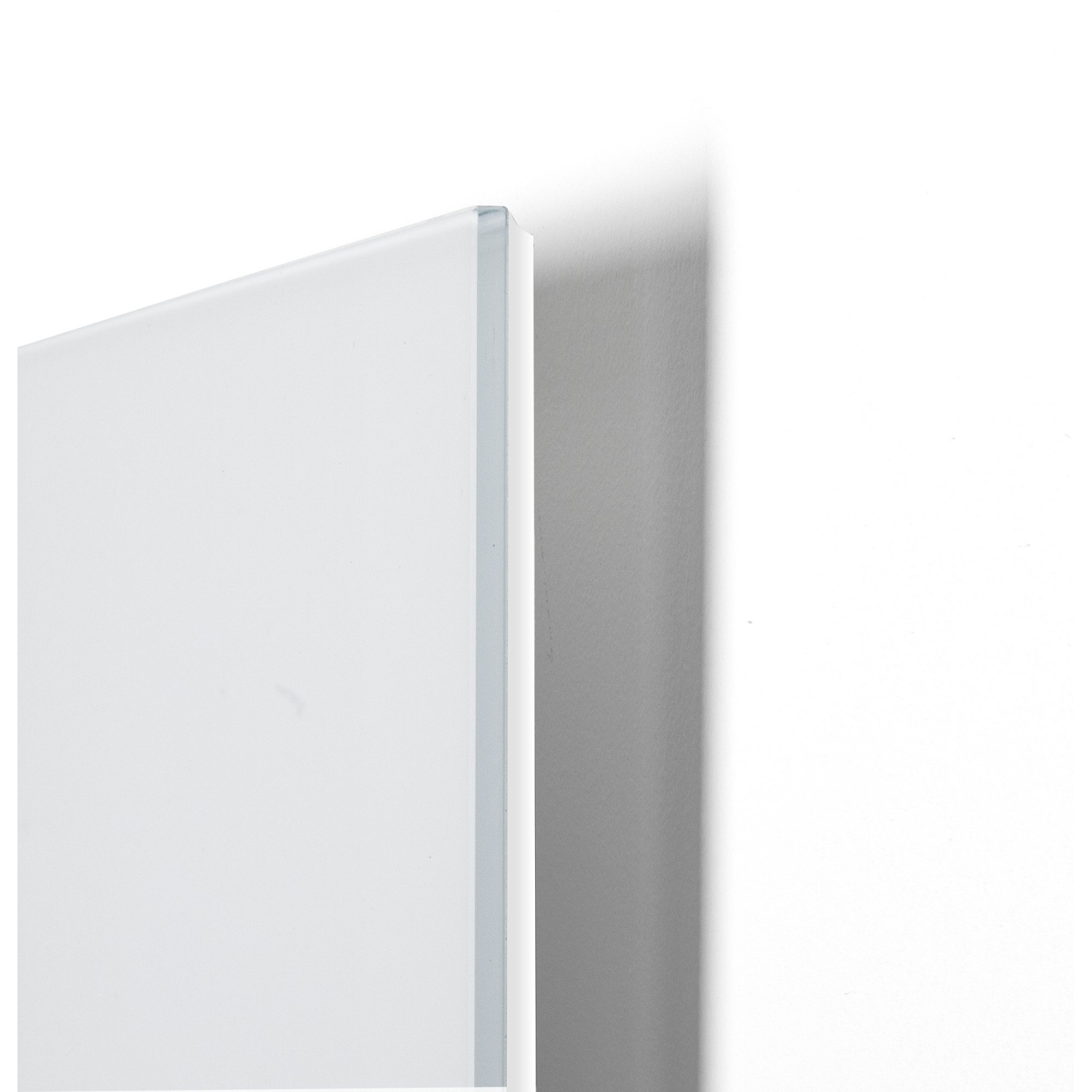 WarmlyYours Ember Glass Infrared Radiant Heat Panel, Plug-In or Hardwired, White, 600W, 35" x 24"