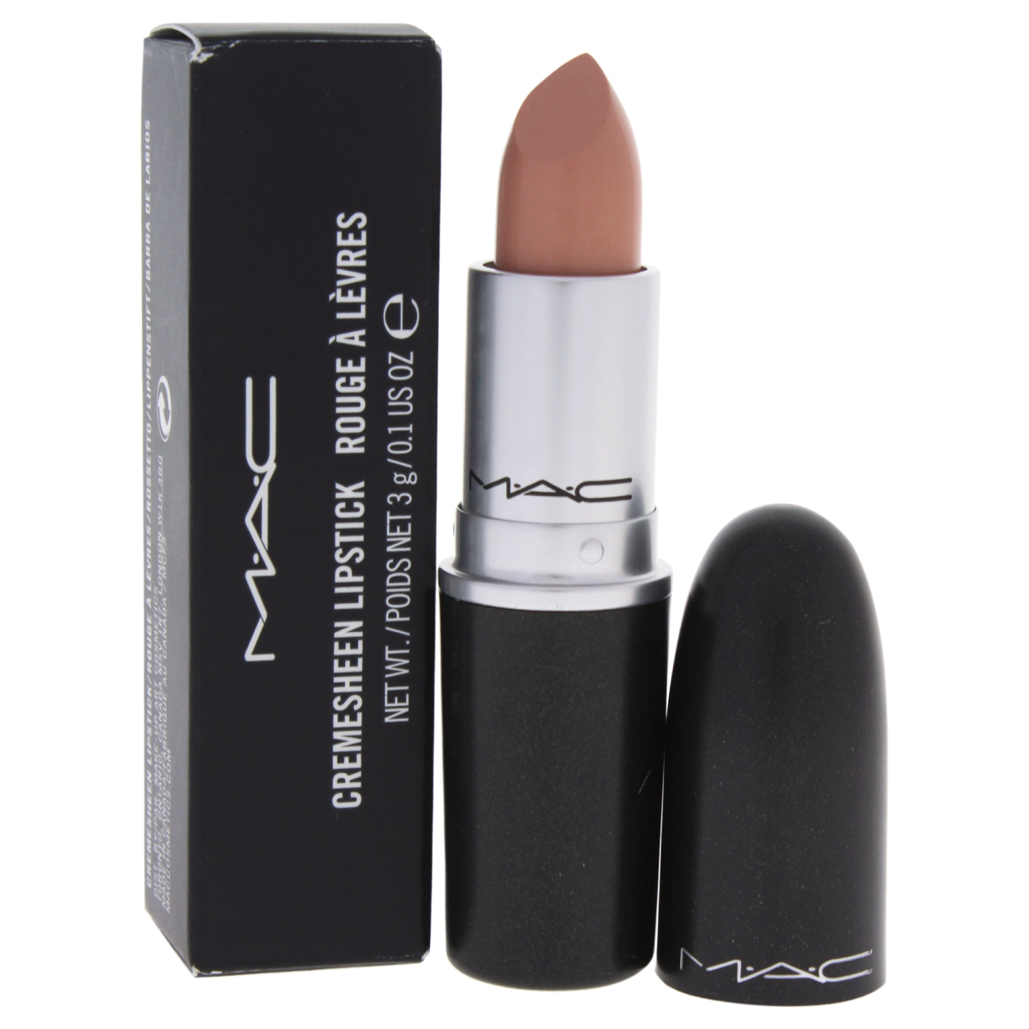 Cremesheen Lipstick - Creme DNude by MAC for Women - 0.1 oz Lipstick