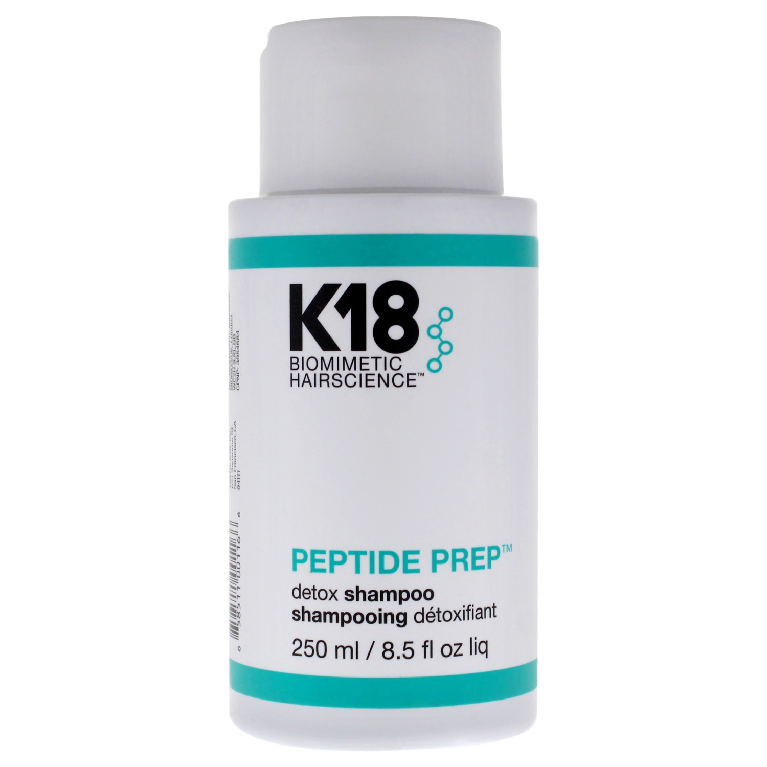 Shampooing Detox de peptide Prep par K18 Hair for unisexe - shampooing 8,5 oz