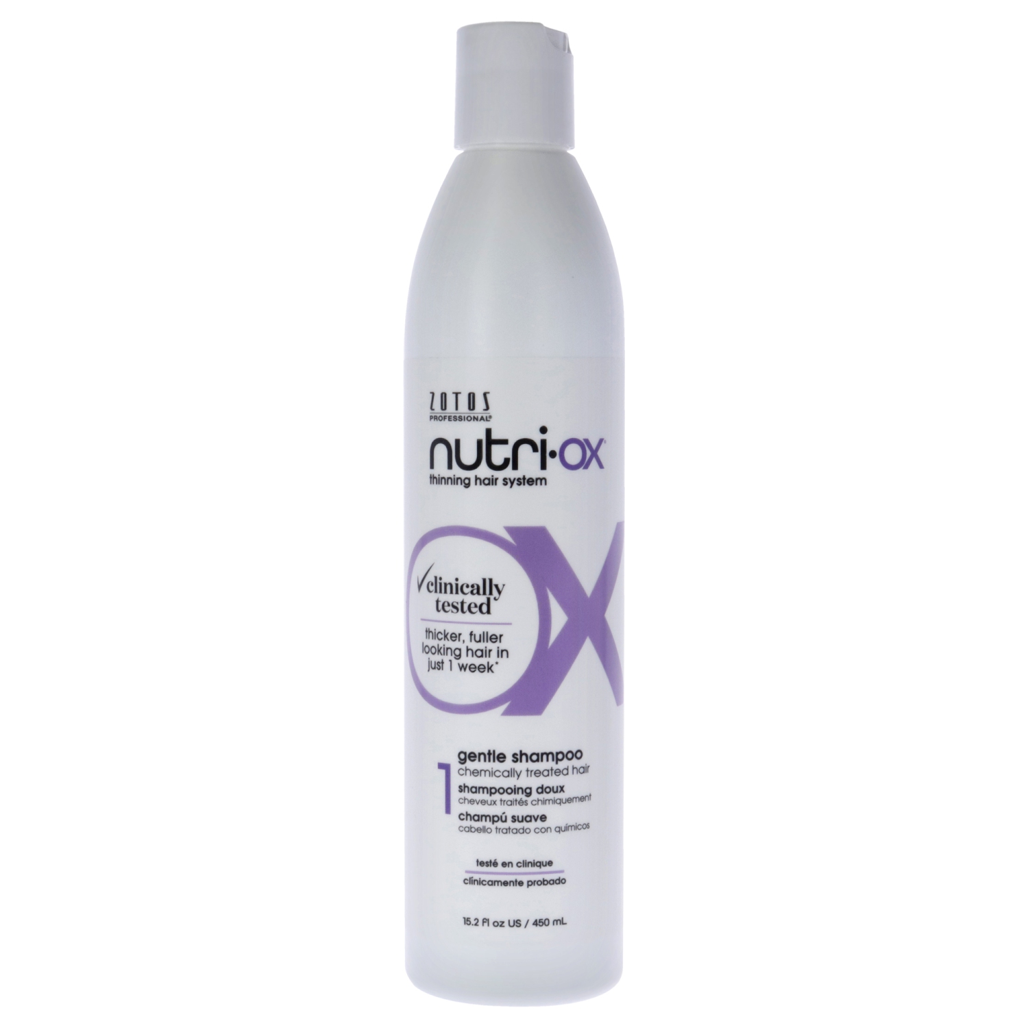 Chemically Treated Hair Shampoo by Nutri-Ox for Unisex - 15.2 oz Shampoo