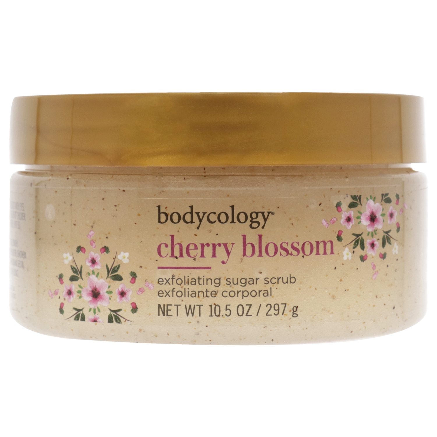 Cherry Blossom Exfoliating Sugar Scrub by Bodycology for Women - 10.5 oz Scrub