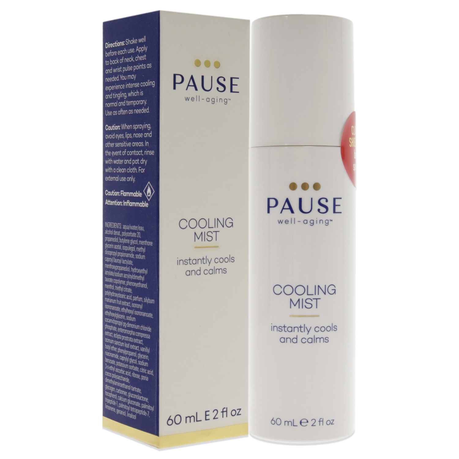 Cooling Mist by Pause Well-Aging for Unisex - 2 oz Body Mist