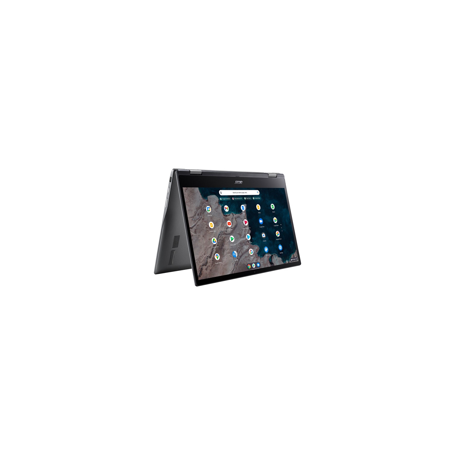 Open Box - Acer 13.3" Touchscreen 2-in-1 Chromebook - Silver (Qualcomm SC7180/64GB eMMC/4GB RAM/Chrome OS)