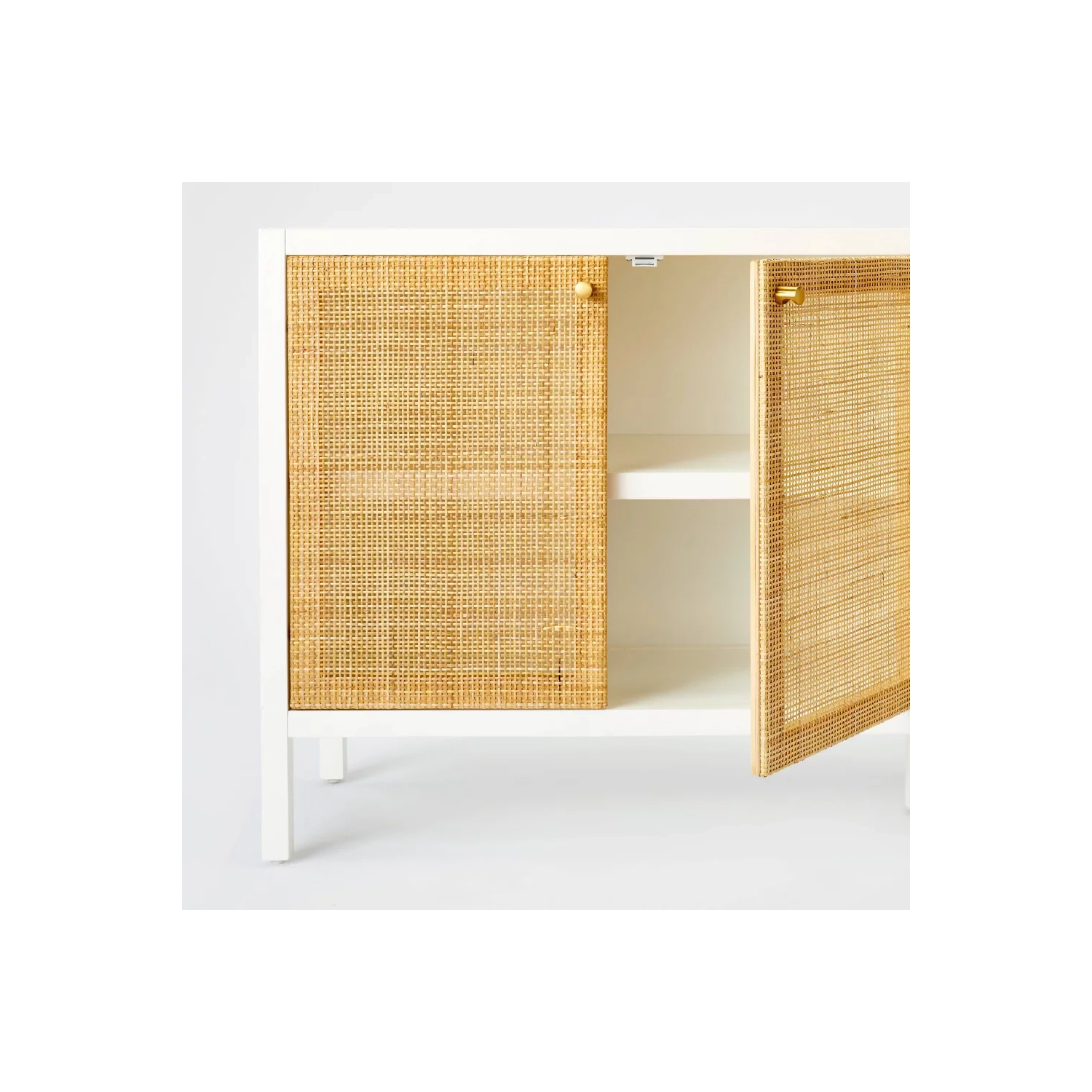 Springville Caned Door TV Stand