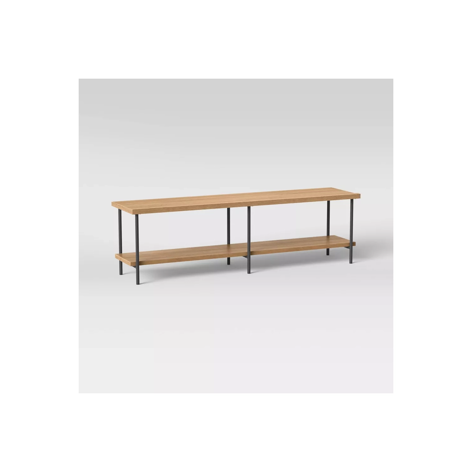 Wood And Metal Tv Stand For Tvs Up To 60"