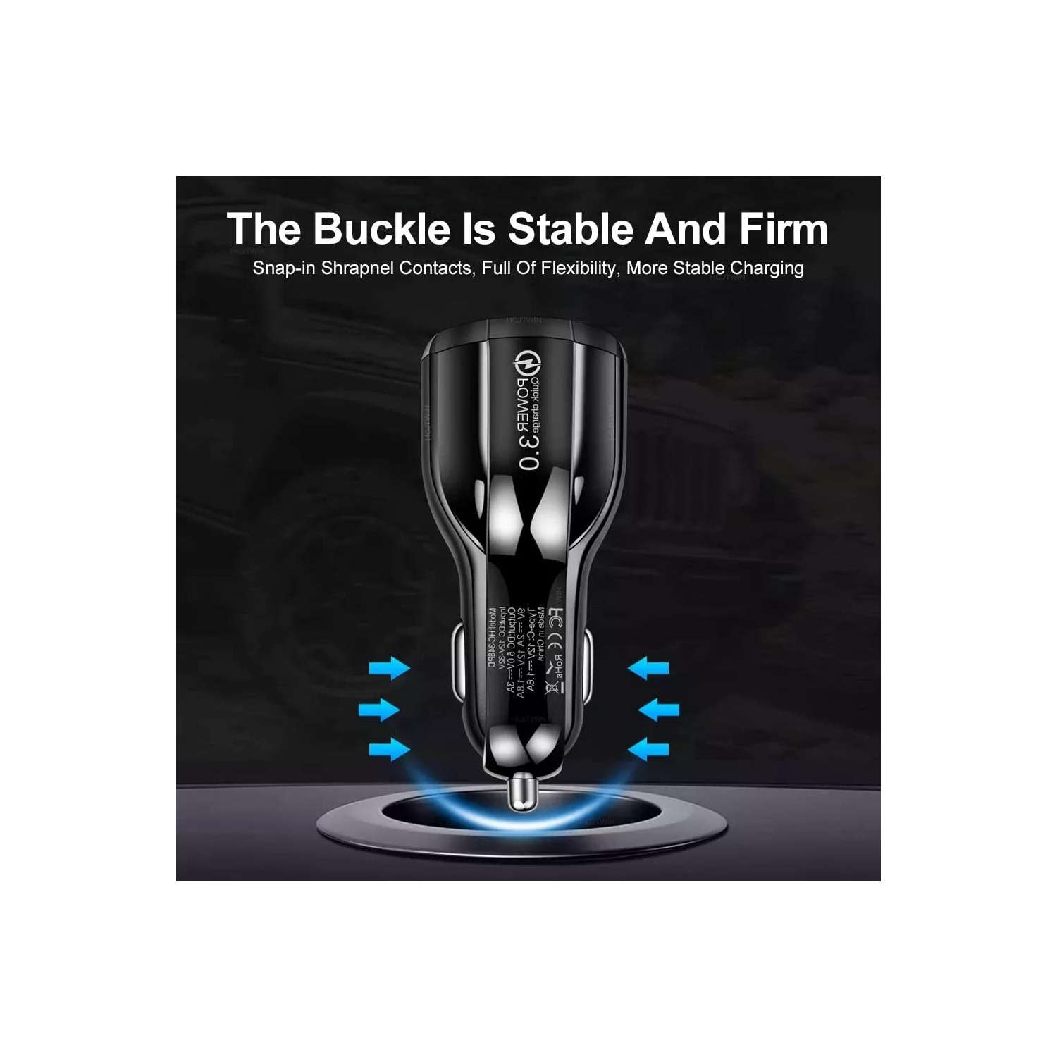 2 Pack of TEDLIN Car Charger USB C Car Charger Fast Charging PD and QC Fast USB Car Charger for Mobile Phones and Tablets and Earbuds