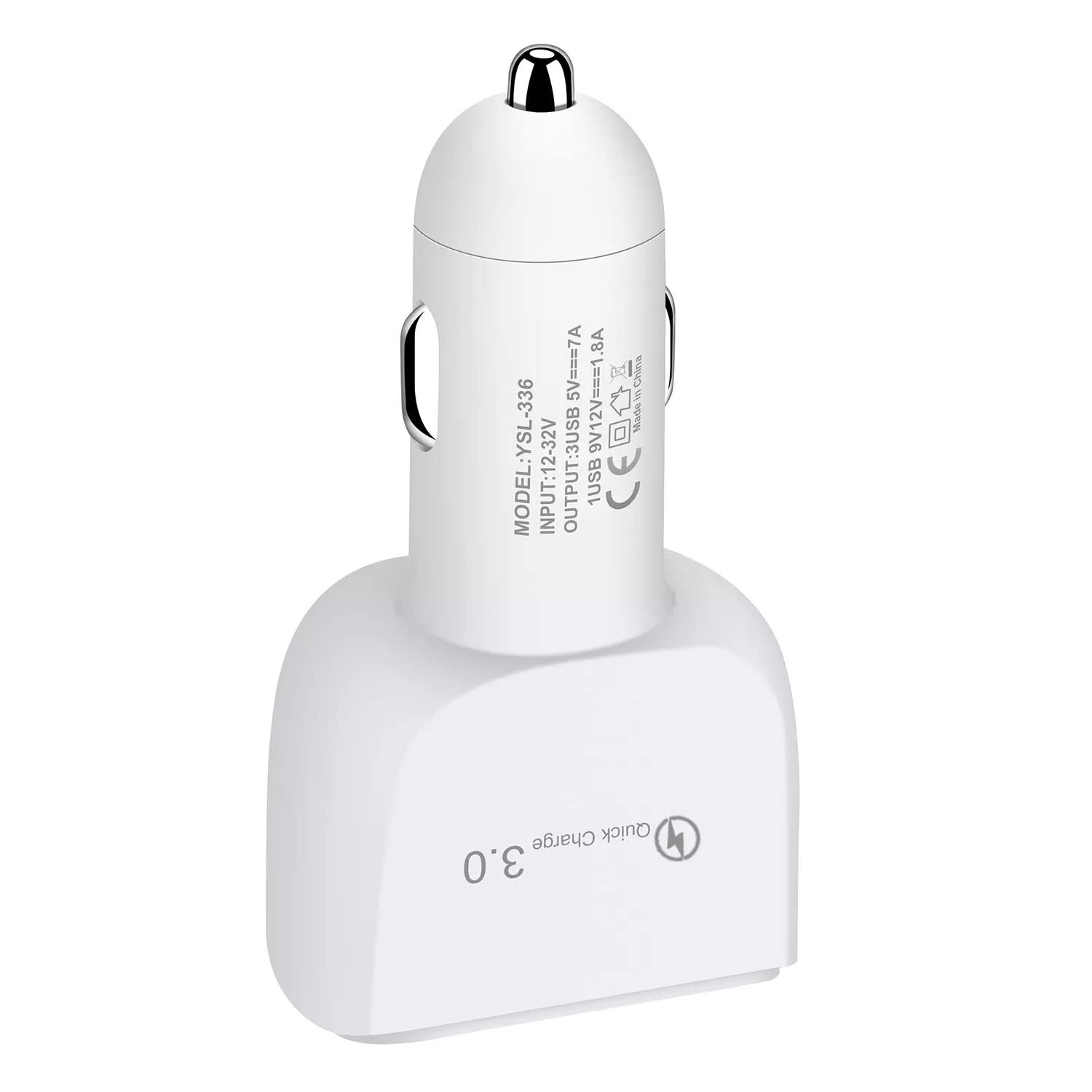 2 chargeur pour l'auto à 3 ports USB QC3,0 chargeur pour l'auto à chargement rapide 5&nbsp;V 3,1A chargeur pour l'auto à deux ports USB de type C