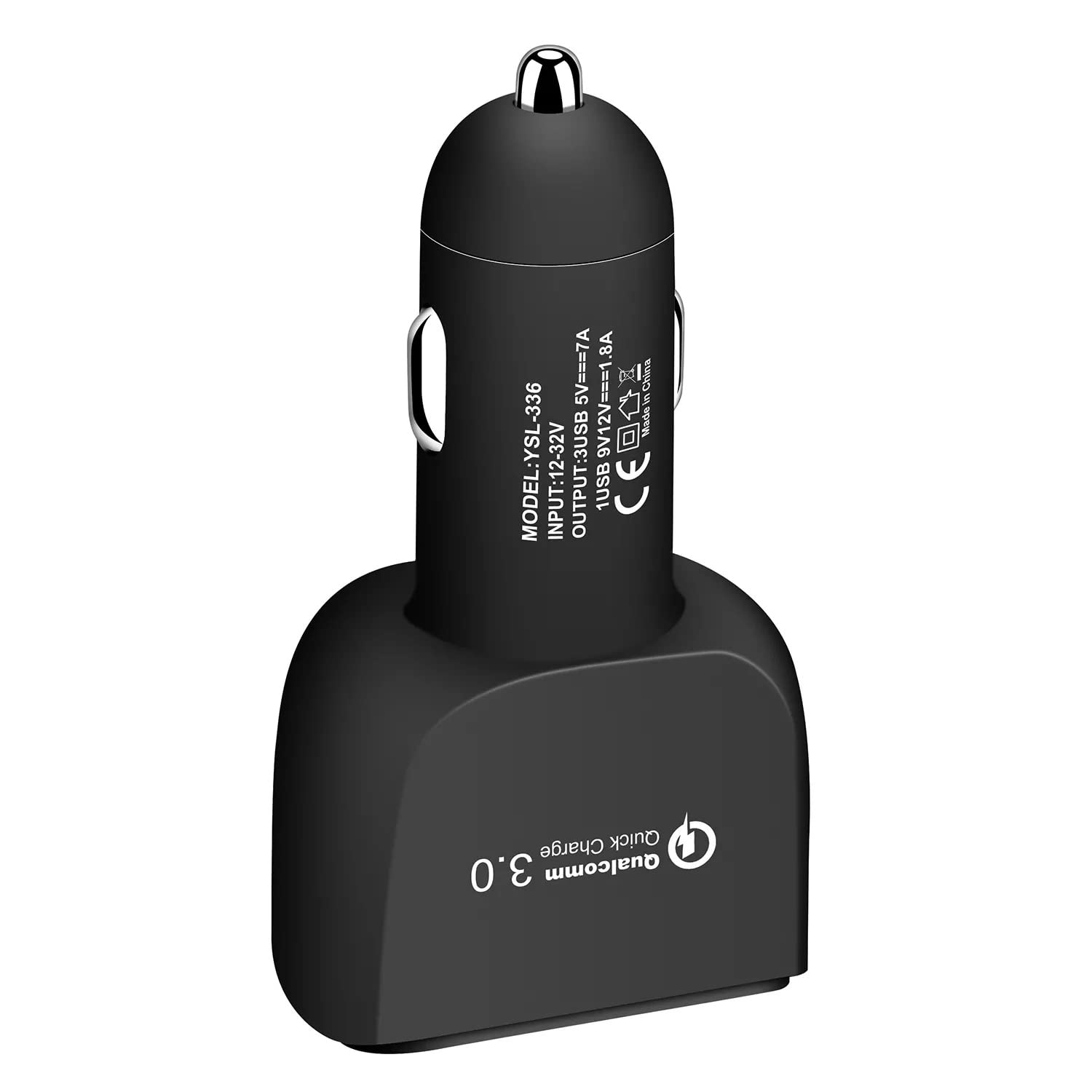 2 chargeur pour l'auto à 3 ports USB QC3,0 chargeur pour l'auto à chargement rapide 5 V 3,1A chargeur pour l'auto à deux ports USB de type C