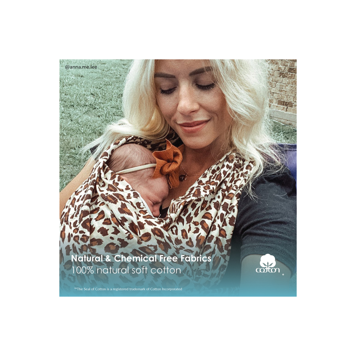 Porte-bébé préemballé prêt à porter Baby K'tan Leopard Love moyen