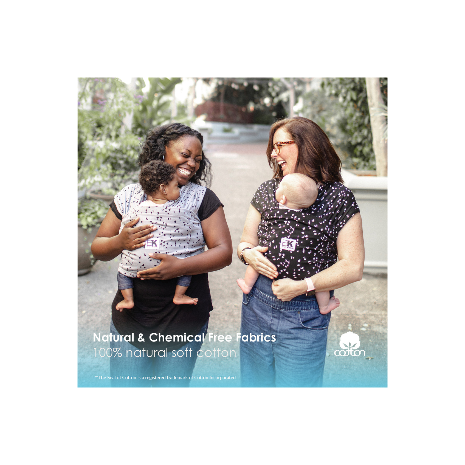 Baby K'tan Pre-Wrapped Ready To Wear Baby Wrap Carrier Sweetheart Black Medium