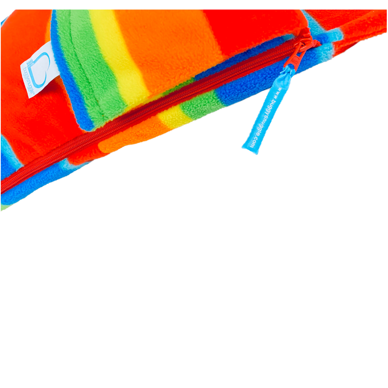 Buggysnuggle Stroller Footmuff Snuggle Fleece: Rainbow Extreme
