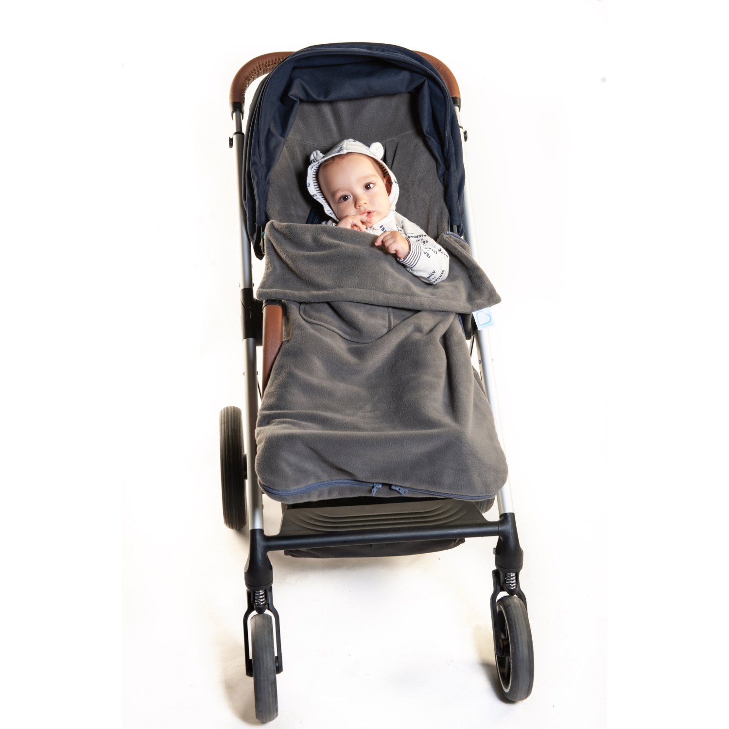 Molleton Snuggle Footmuff pour poussette de Buggysnuggle : Juste anthracite