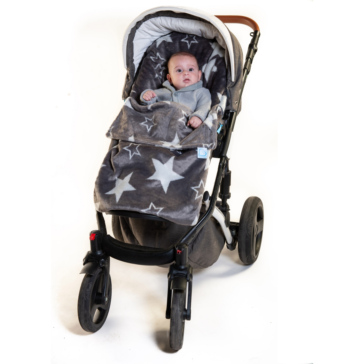 Buggysnuggle Stroller Footmuff Snuggle Fur: Star Struck