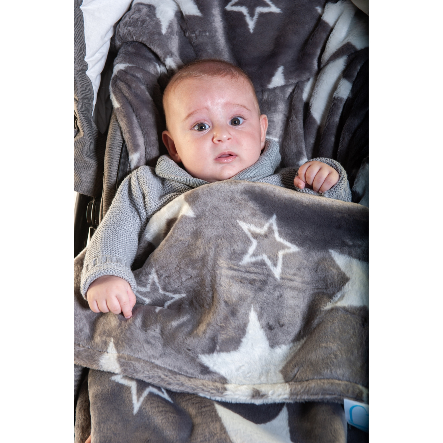 Buggysnuggle Stroller Footmuff Snuggle Fur: Star Struck