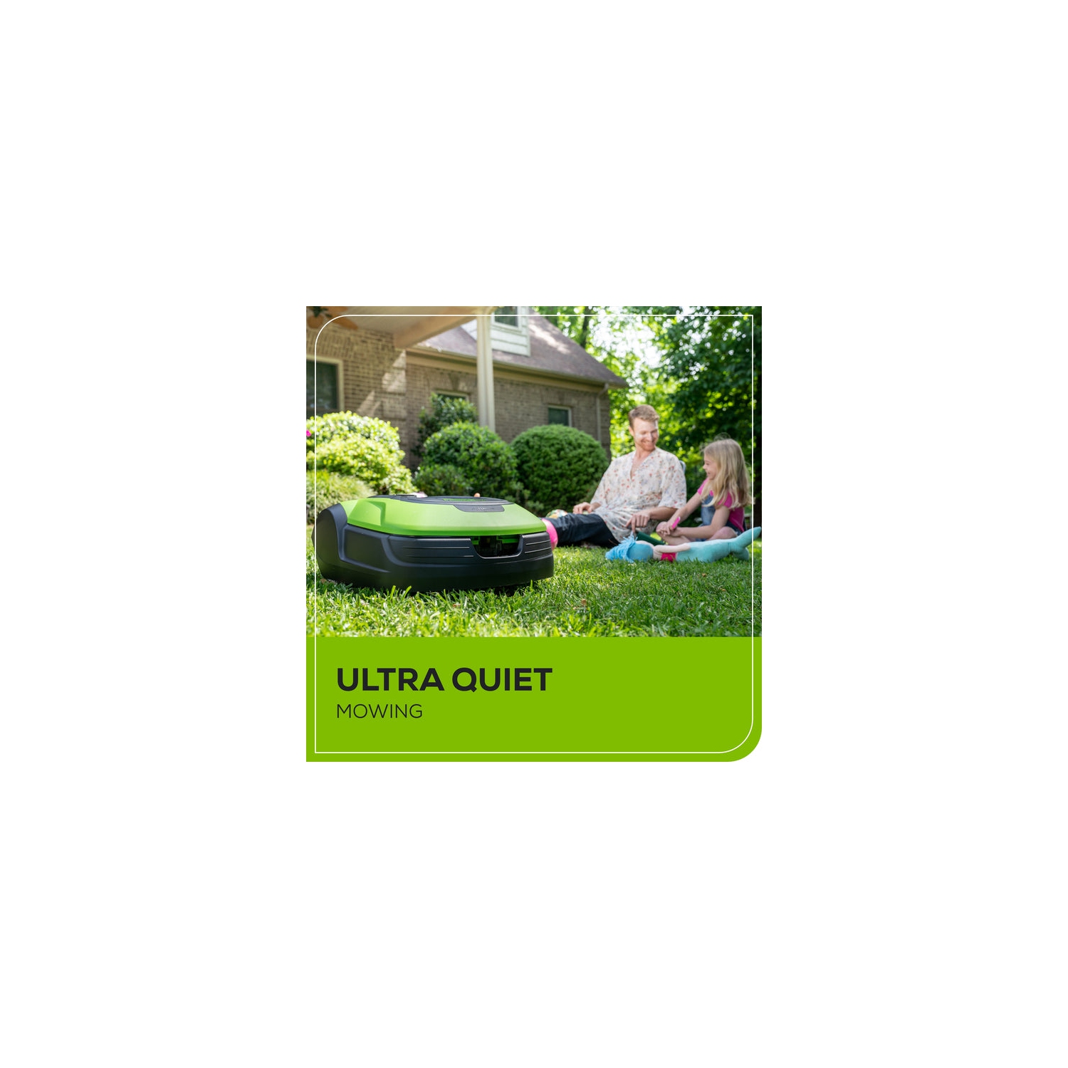 Greenworks Optimow® 1/2 Acre Low Cut - 50 Robotic Lawn Mower, Green