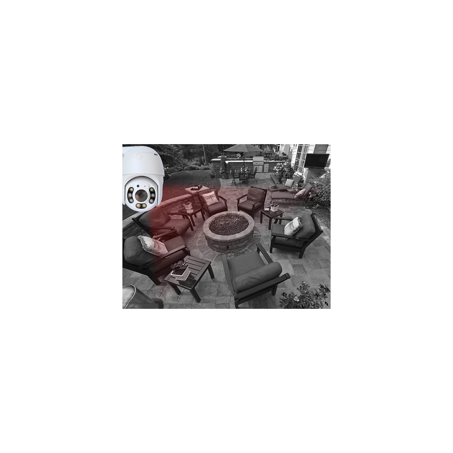 Yoosee GWD08S Outdoor IP Camera, 4 infrared LEDs