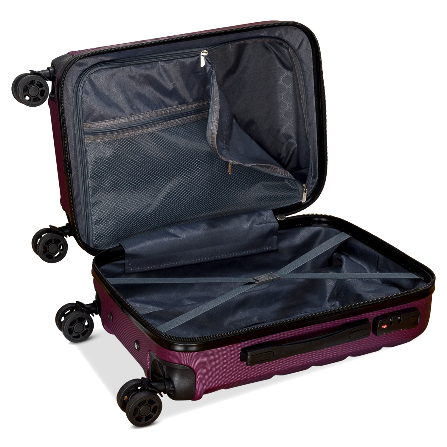 NICCI 3 Piece Luggage Set Highlander Collection