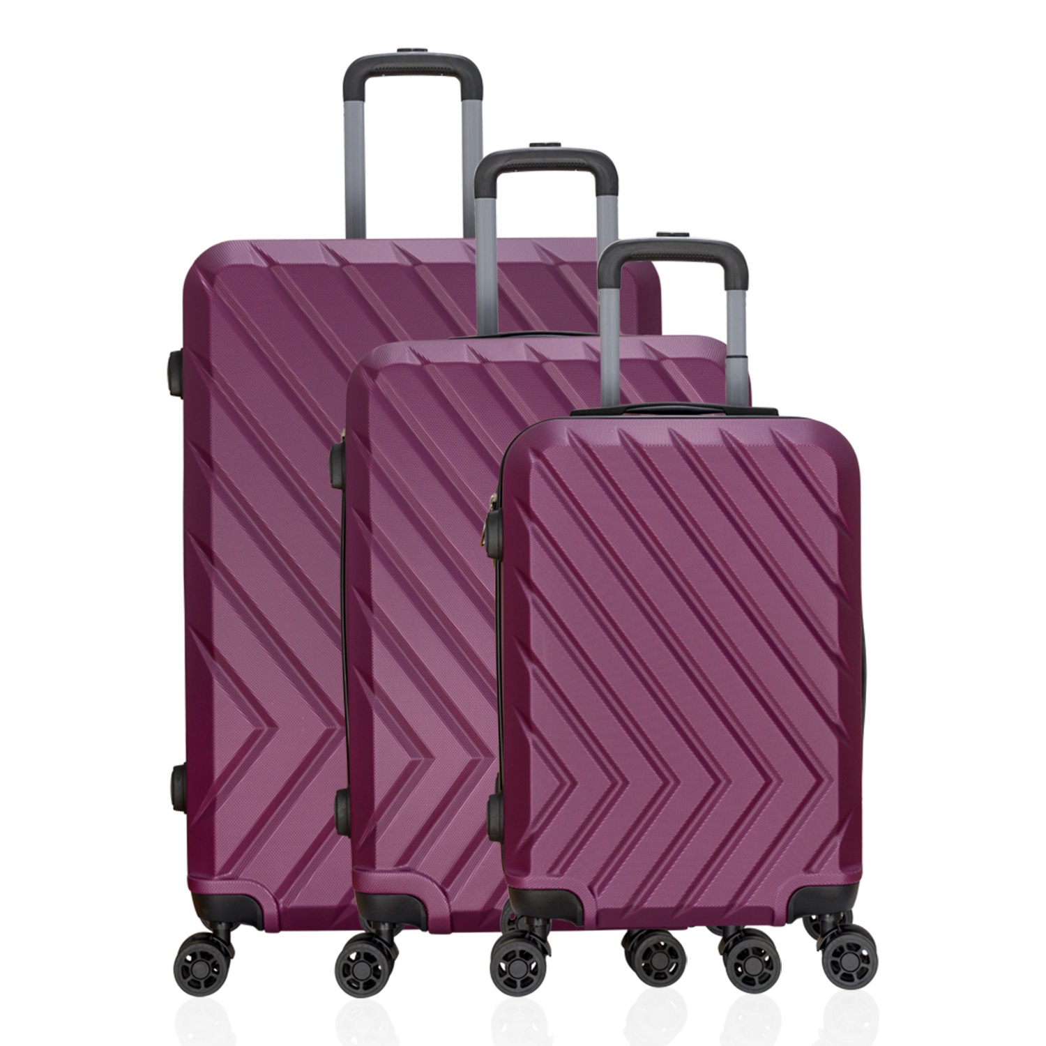 NICCI 3 Piece Luggage Set Highlander Collection