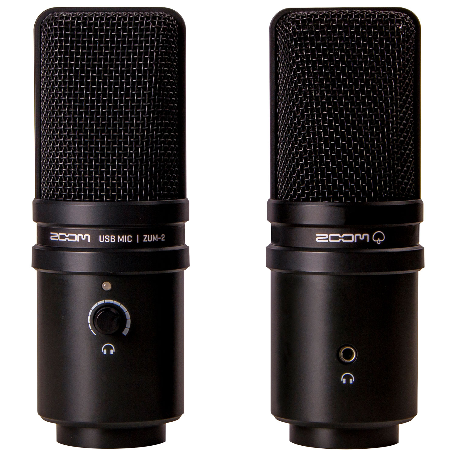 Ensemble avec microphone USB pour baladoémissions ZUM-2PMP de Zoom - Noir