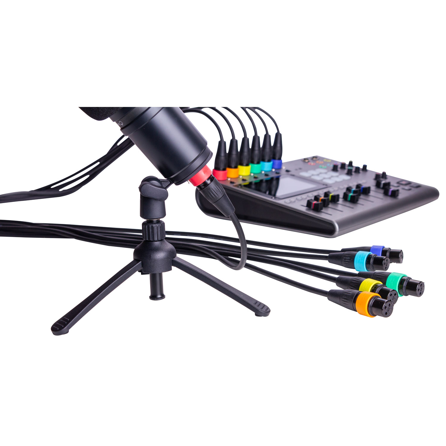 Anneaux chromocodés pour câble de microphone XLR-6C de Zoom