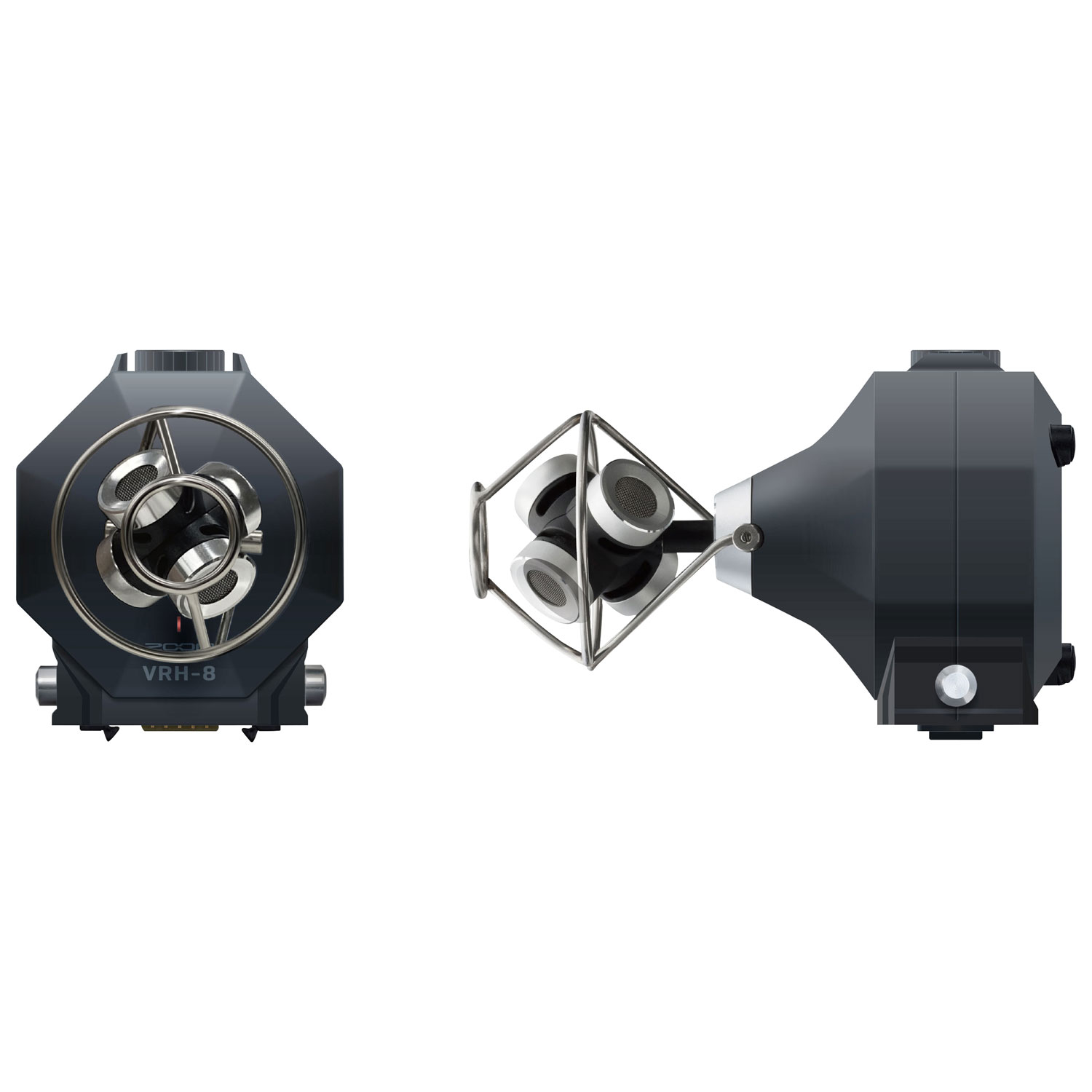 Capsule de microphone VRH-8 Ambisonics VR de Zoom pour Zoom H8 - Noir
