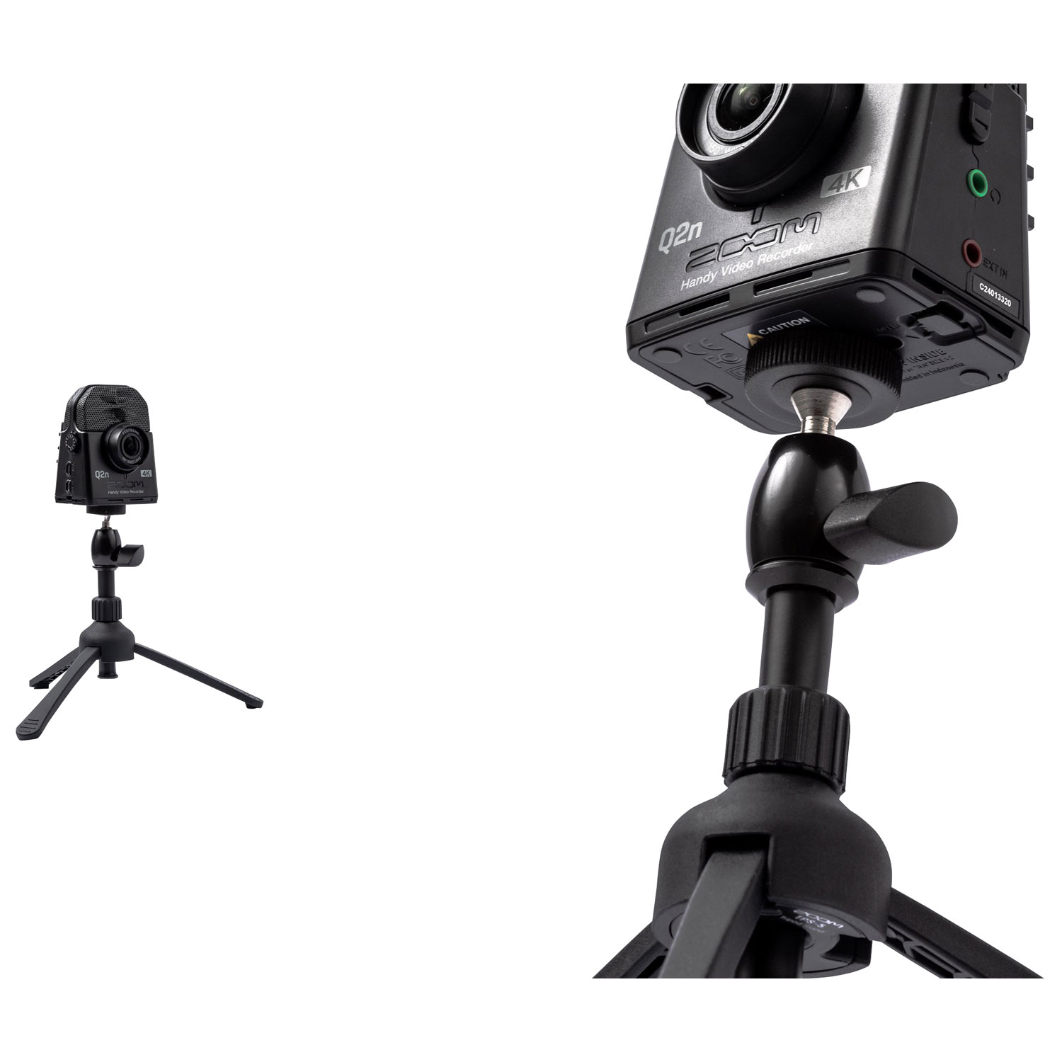 Zoom TPS-5 1/4" Table Top Tripod Stand - Black