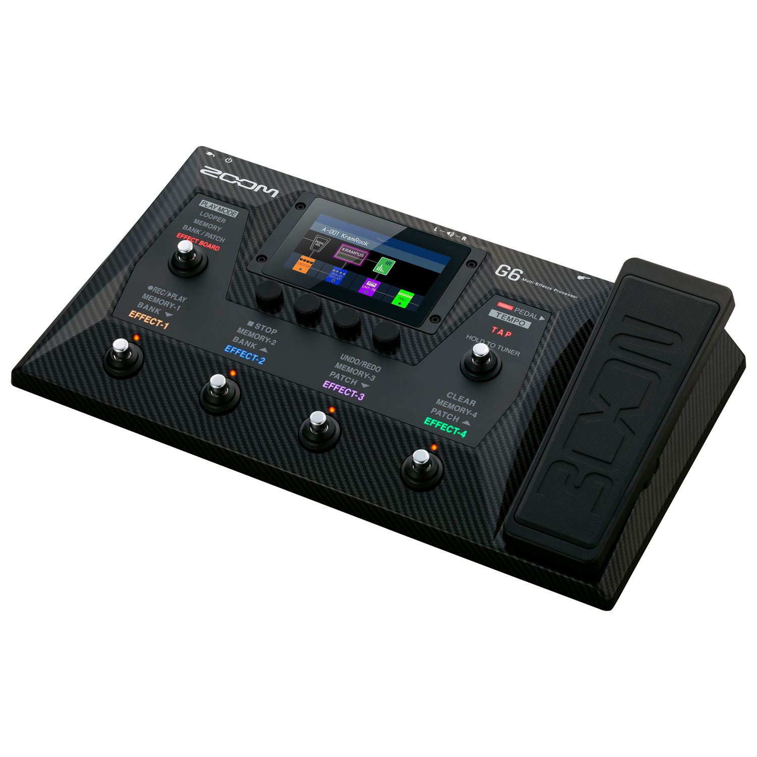 Zoom G6 Multi-Effects Processor for Guitarists - Black