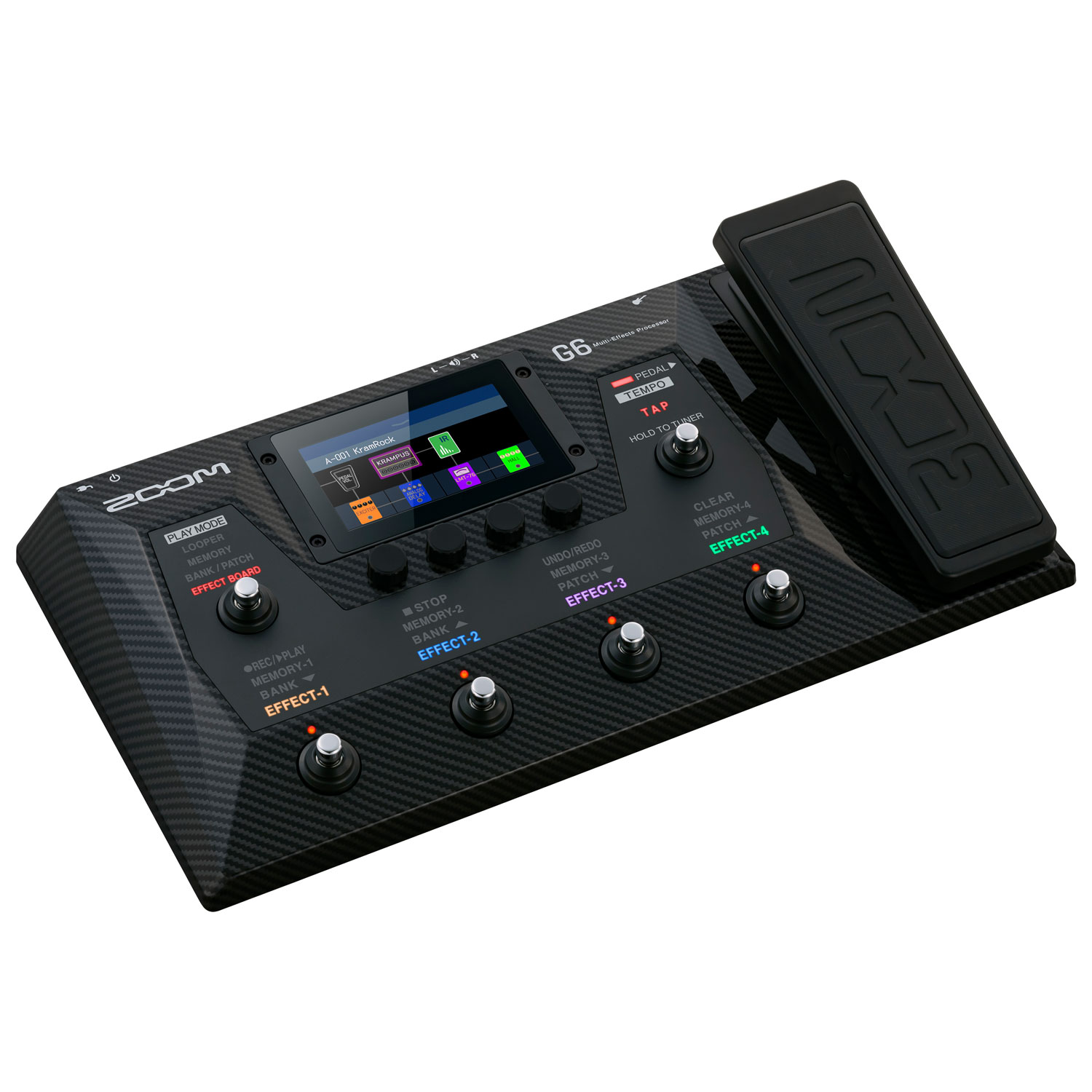 Zoom G6 Multi-Effects Processor for Guitarists - Black
