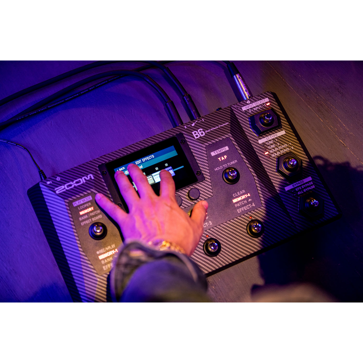 Zoom B6 Bass Multi-Effects Processor - Black