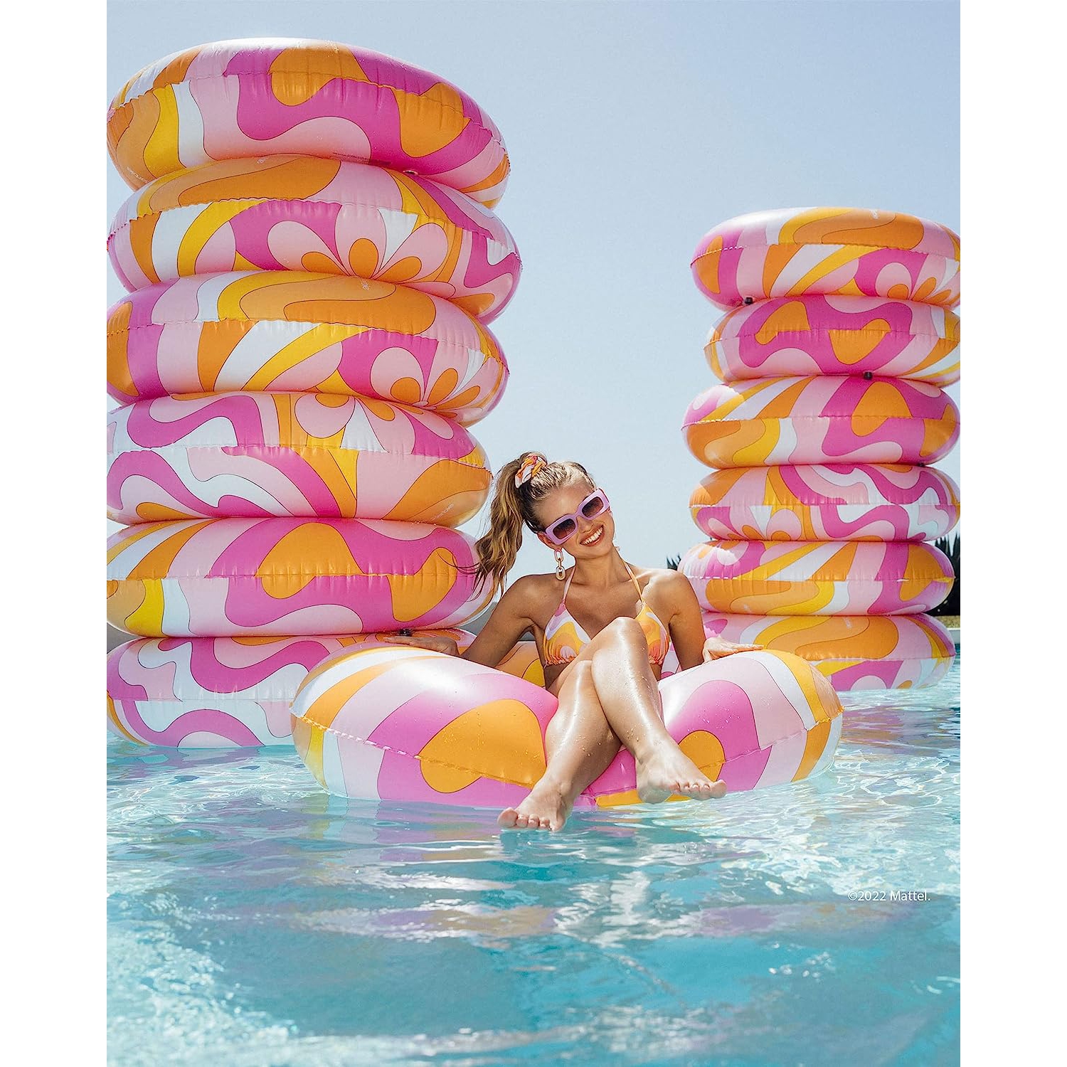 FUNBOY & Barbie Official Pool Float - Floral